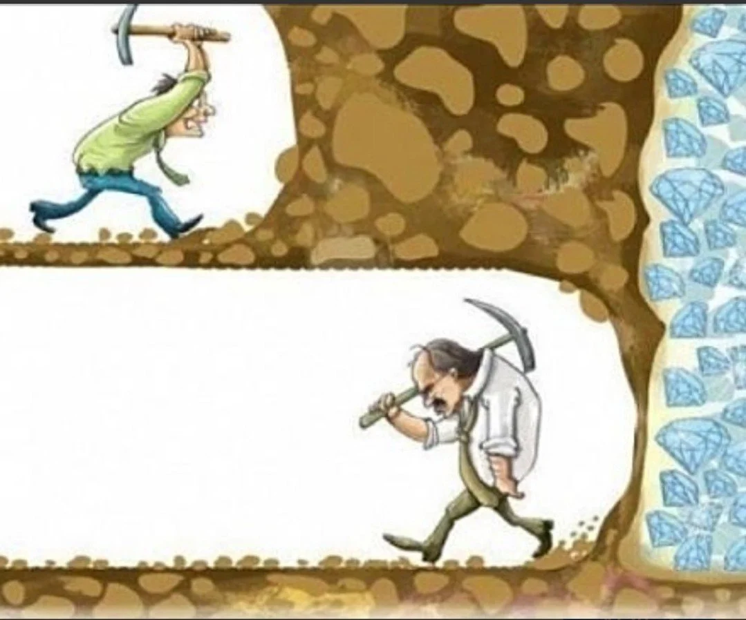 Never give up!