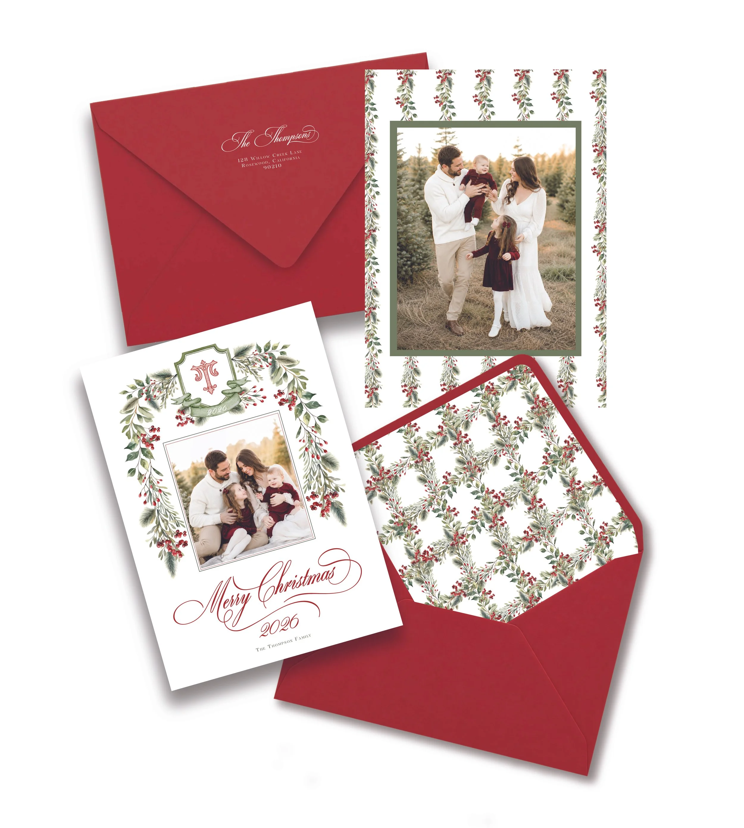 Winterberry Collection  Christmas Card