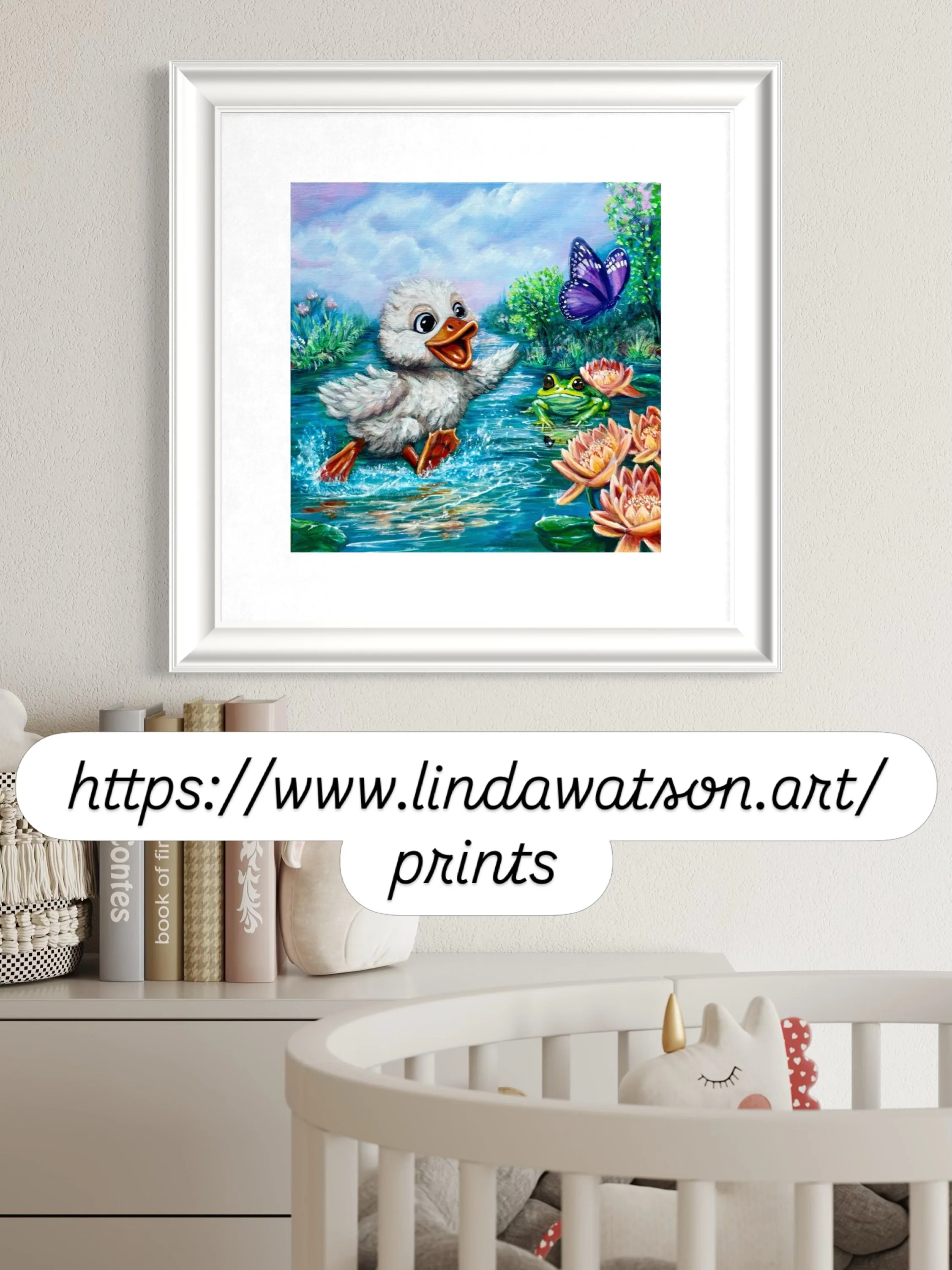 A little world of wonder, whimsy and joy ✨

Joyful Little Hearts was created to bring light, beauty and happiness into the spaces we treasure most. Featuring a playful duckling splashing through a dreamy billabong alongside a sweet frog and butterfly