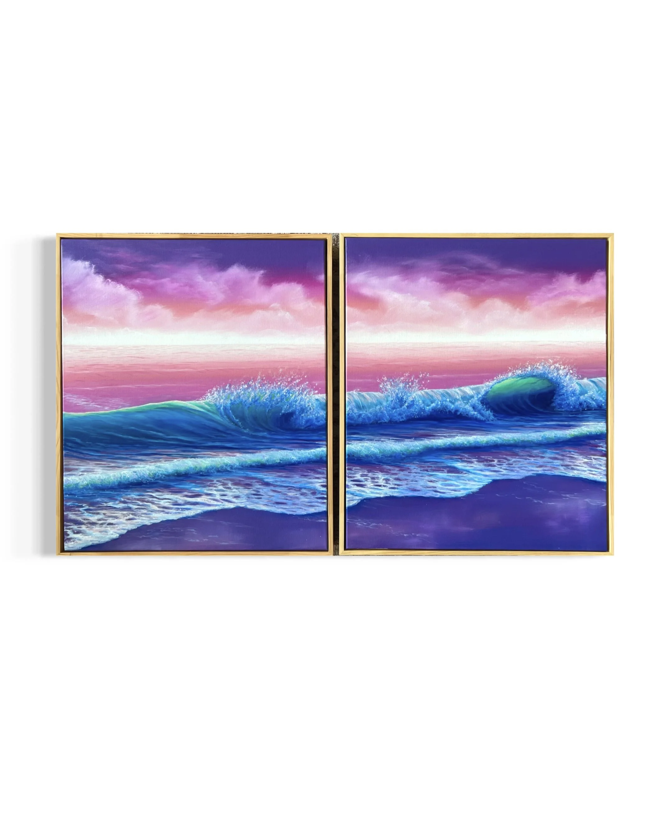 Morning Glow - Diptych