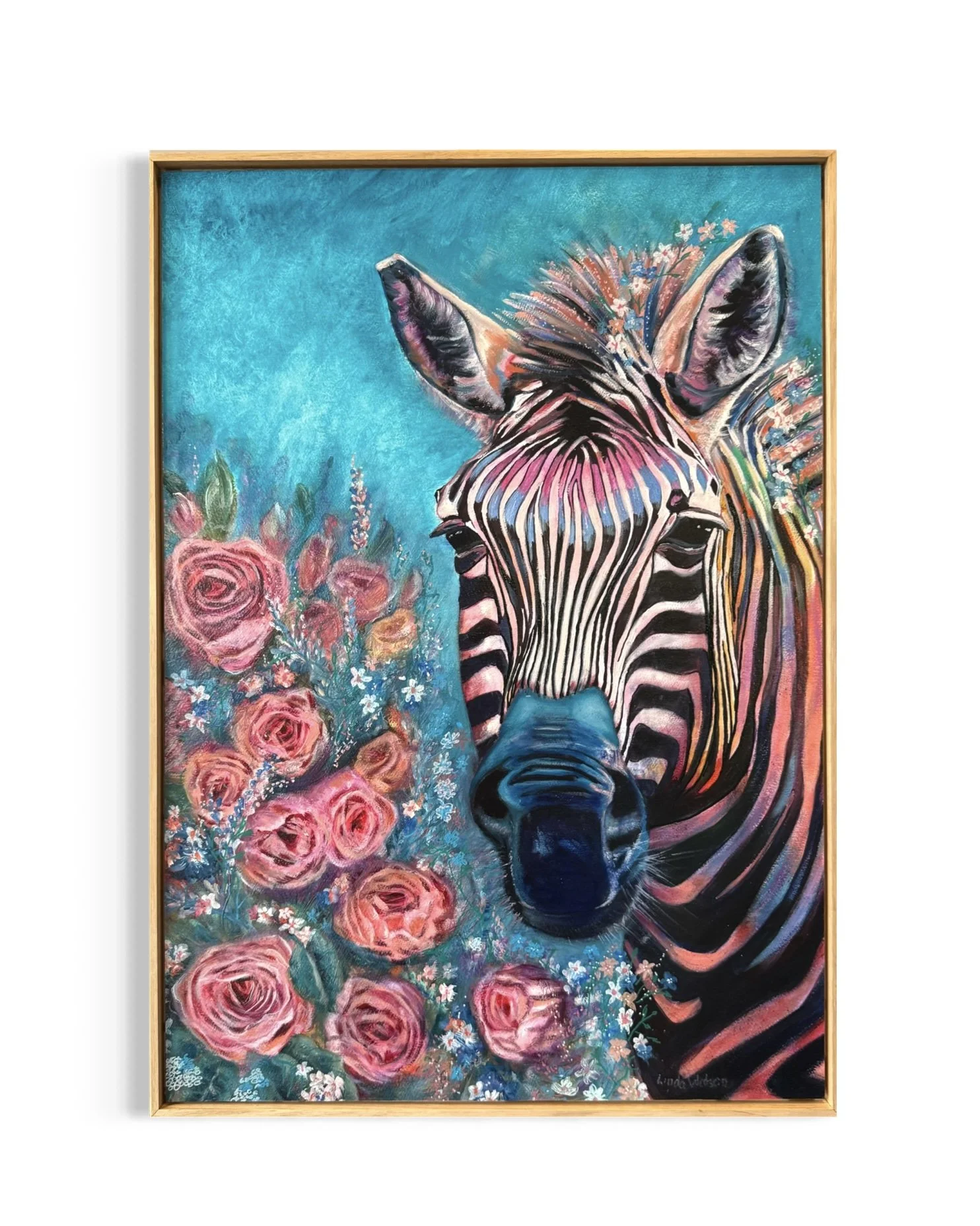 Zebra in Bloom