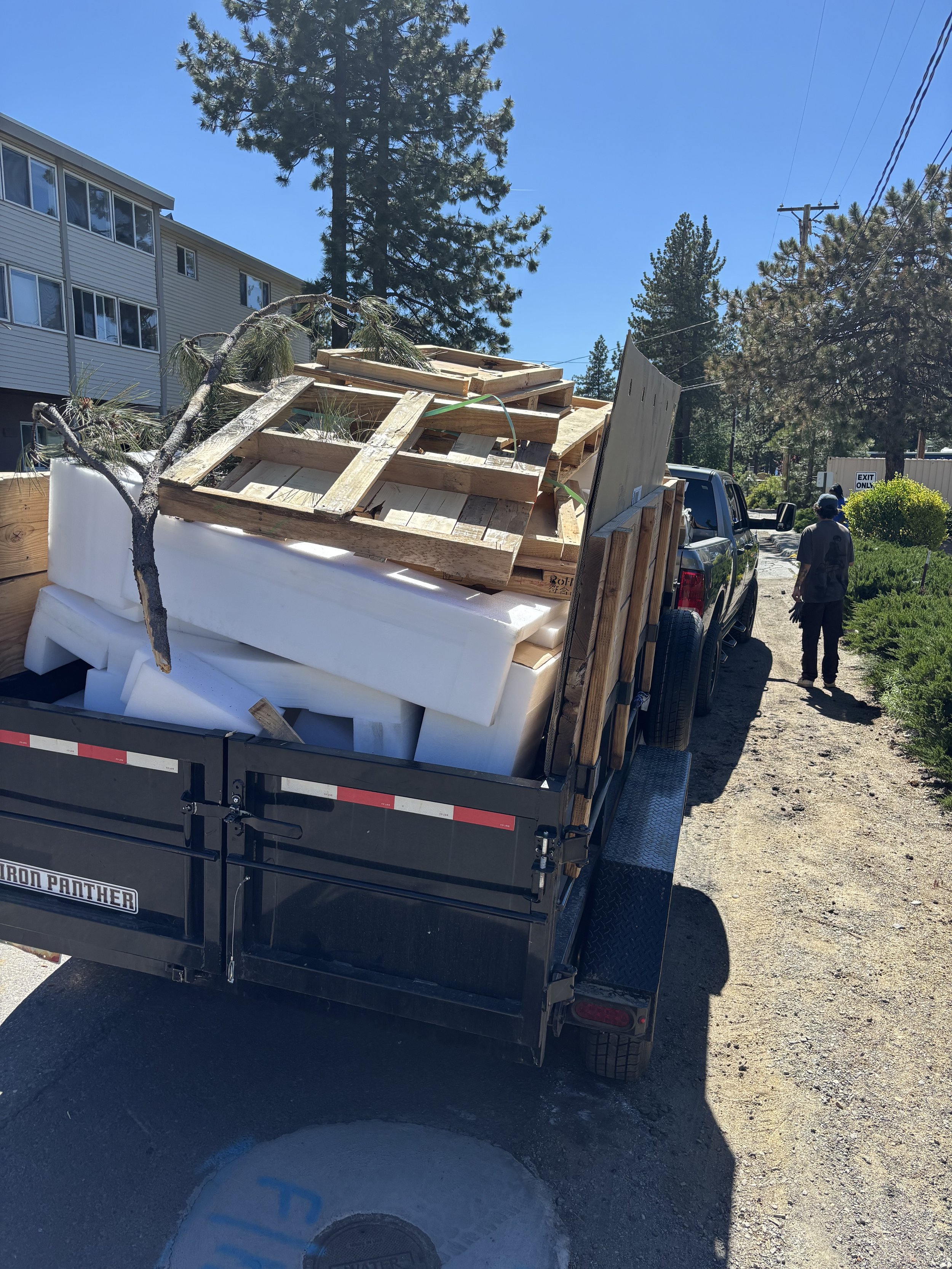 Junk Removal job in Lake Tahoe by Clarity Junk Removal.