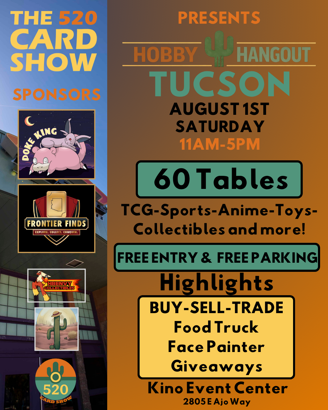 Hobby Hangout Tucson - August 2026 logo