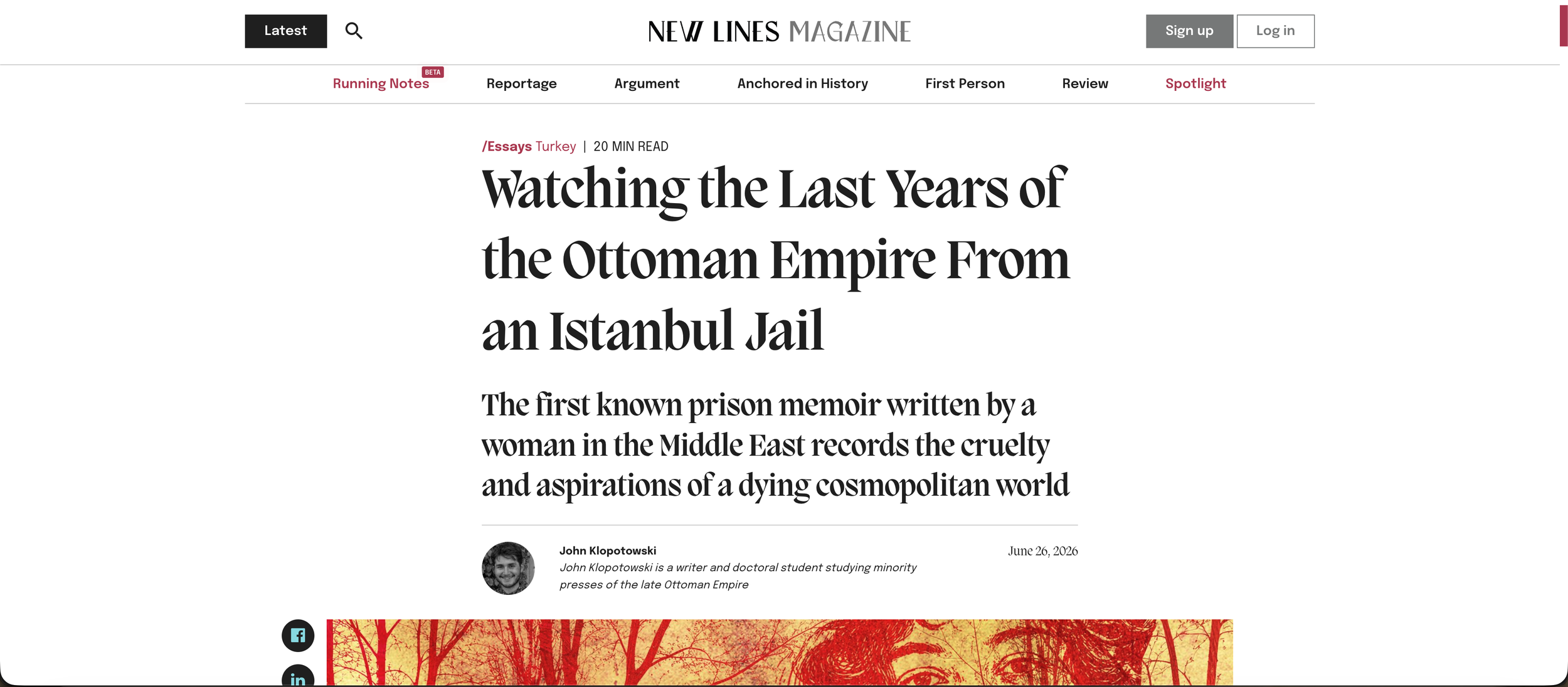 Watching the Last Years of the Ottoman Empire from an Istanbul Jail (2026)