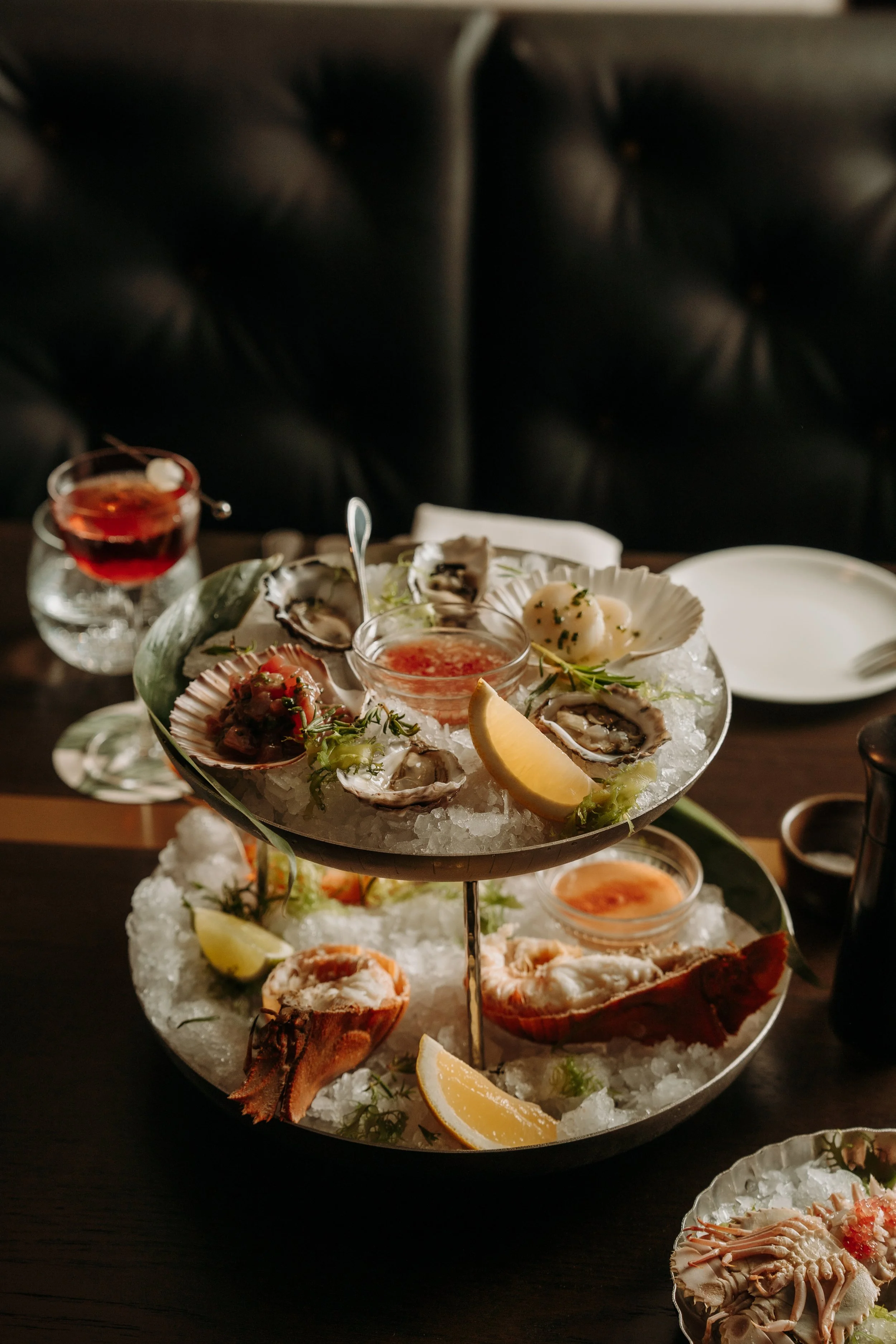 A chilled seafood platter at Blackbird Melbourne
