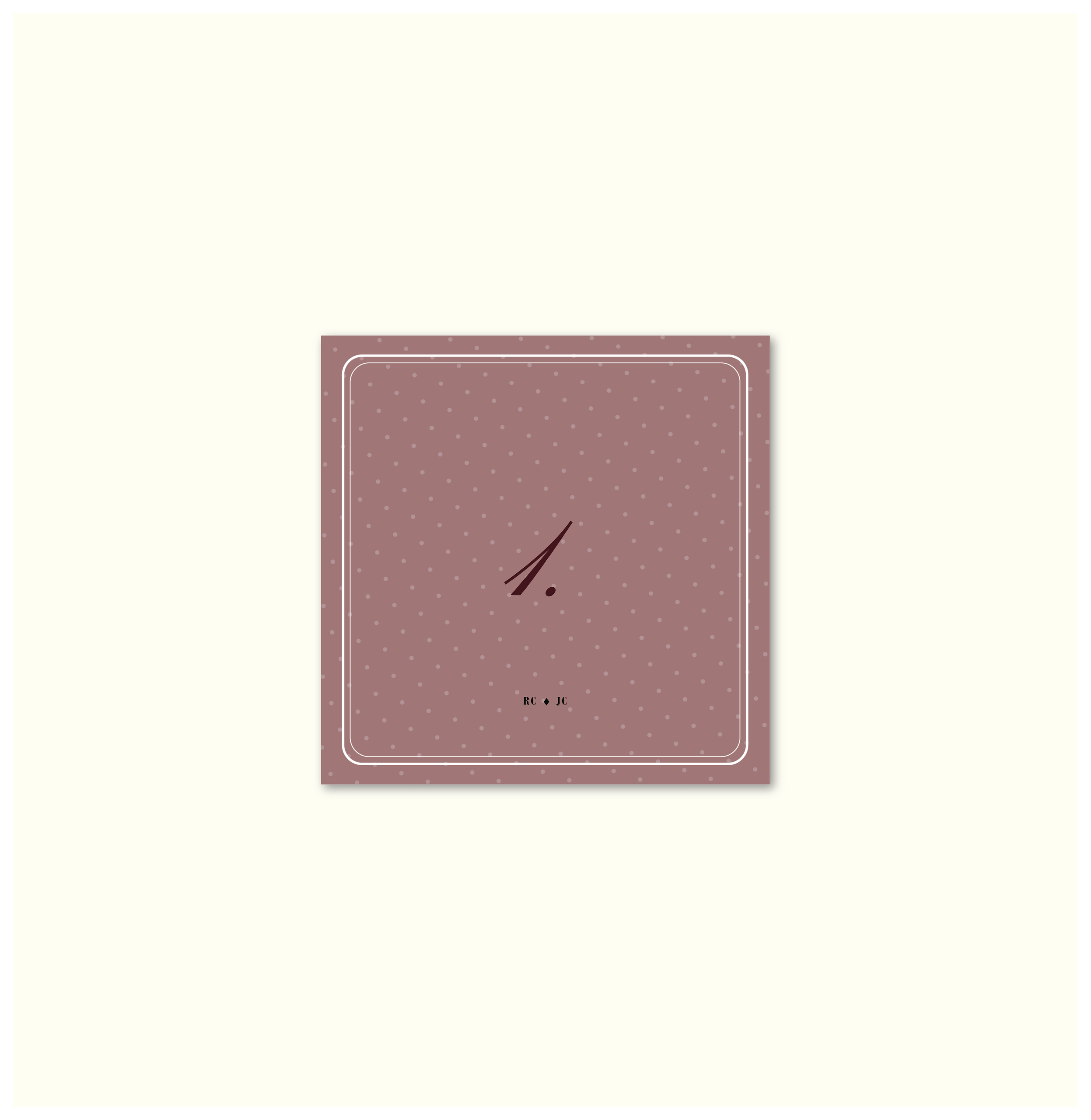 La Fleur Nouvelle Table Numbers (Option C)