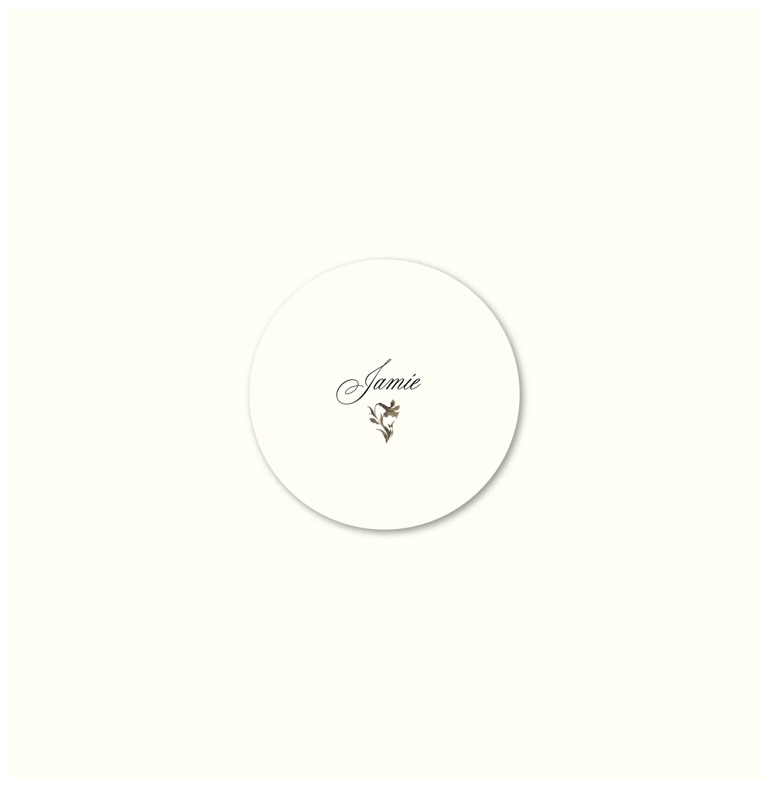 La Fleur Nouvelle Coaster Template (Option B)