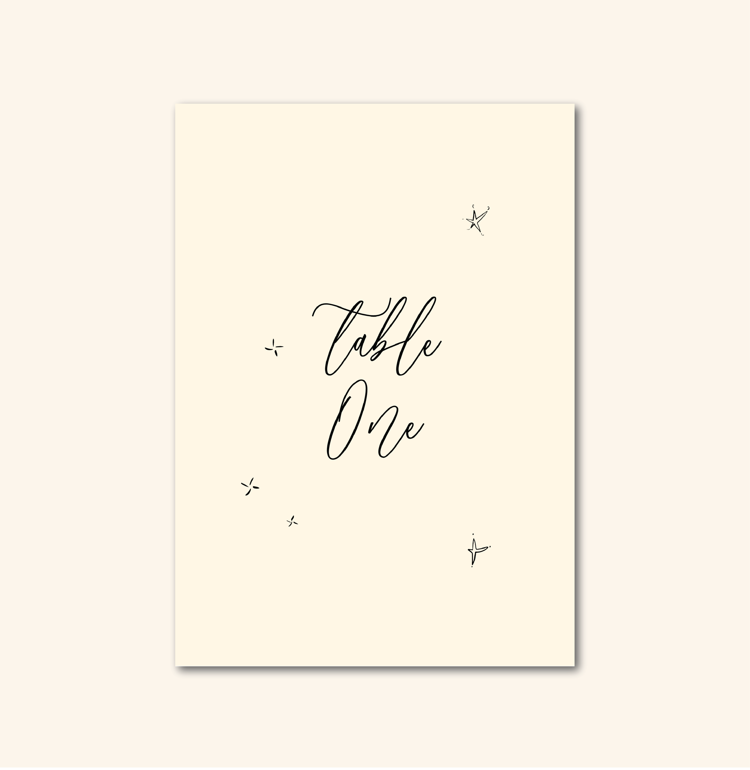 Davies Table Number Template (Option C)