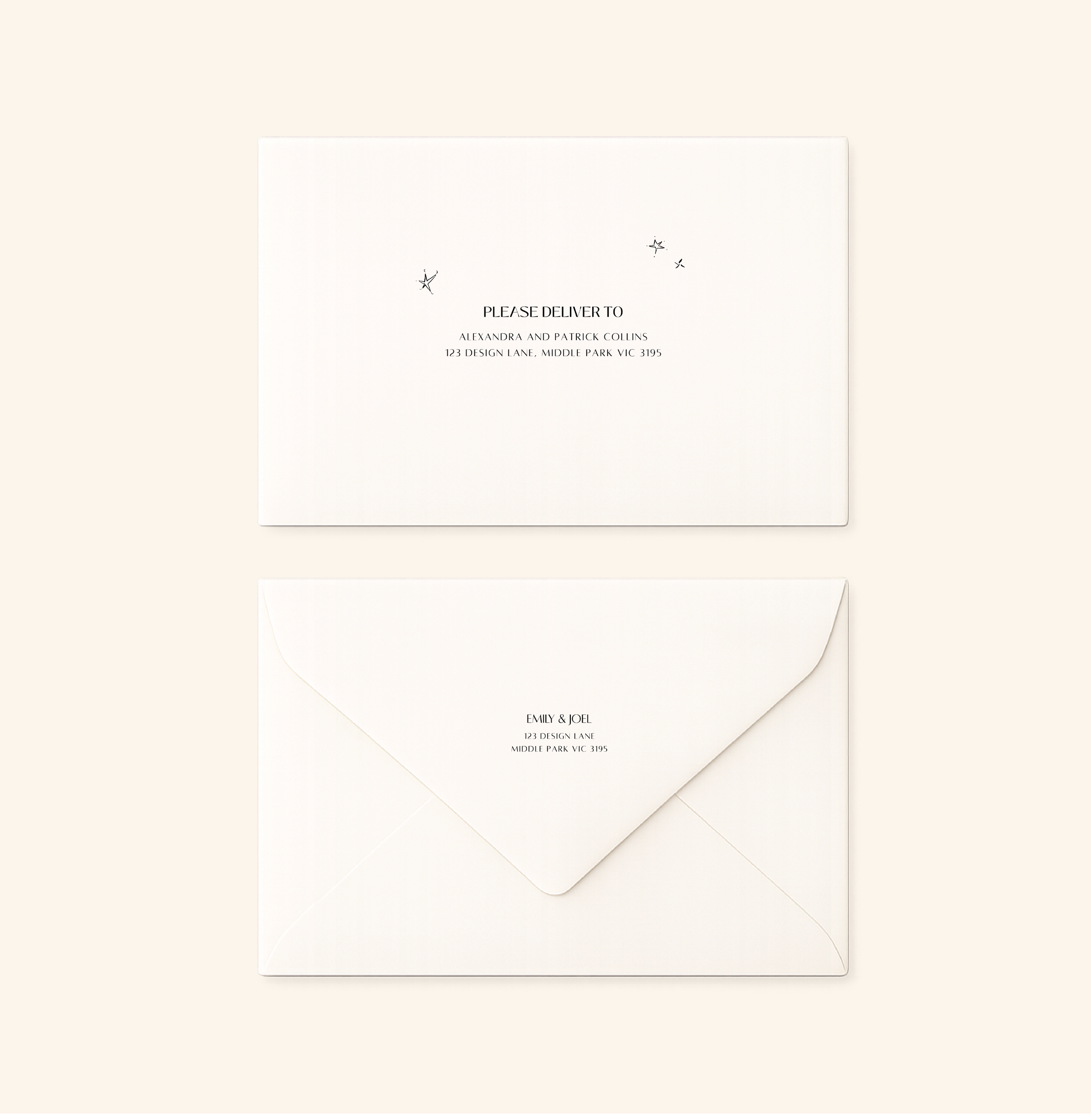 Davies Standard Envelope Template (Option B)