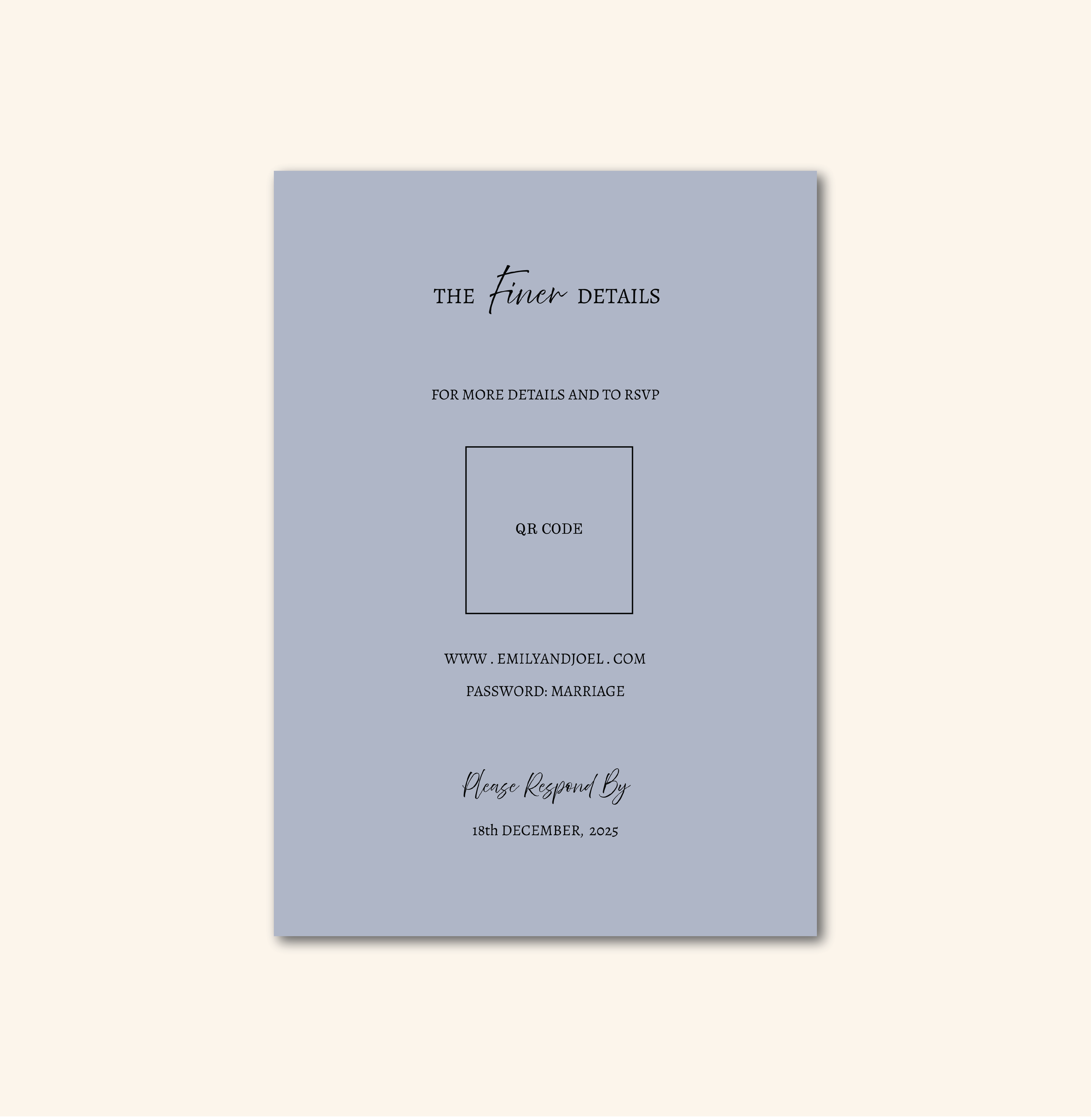 Davies Finer Details (Option A)