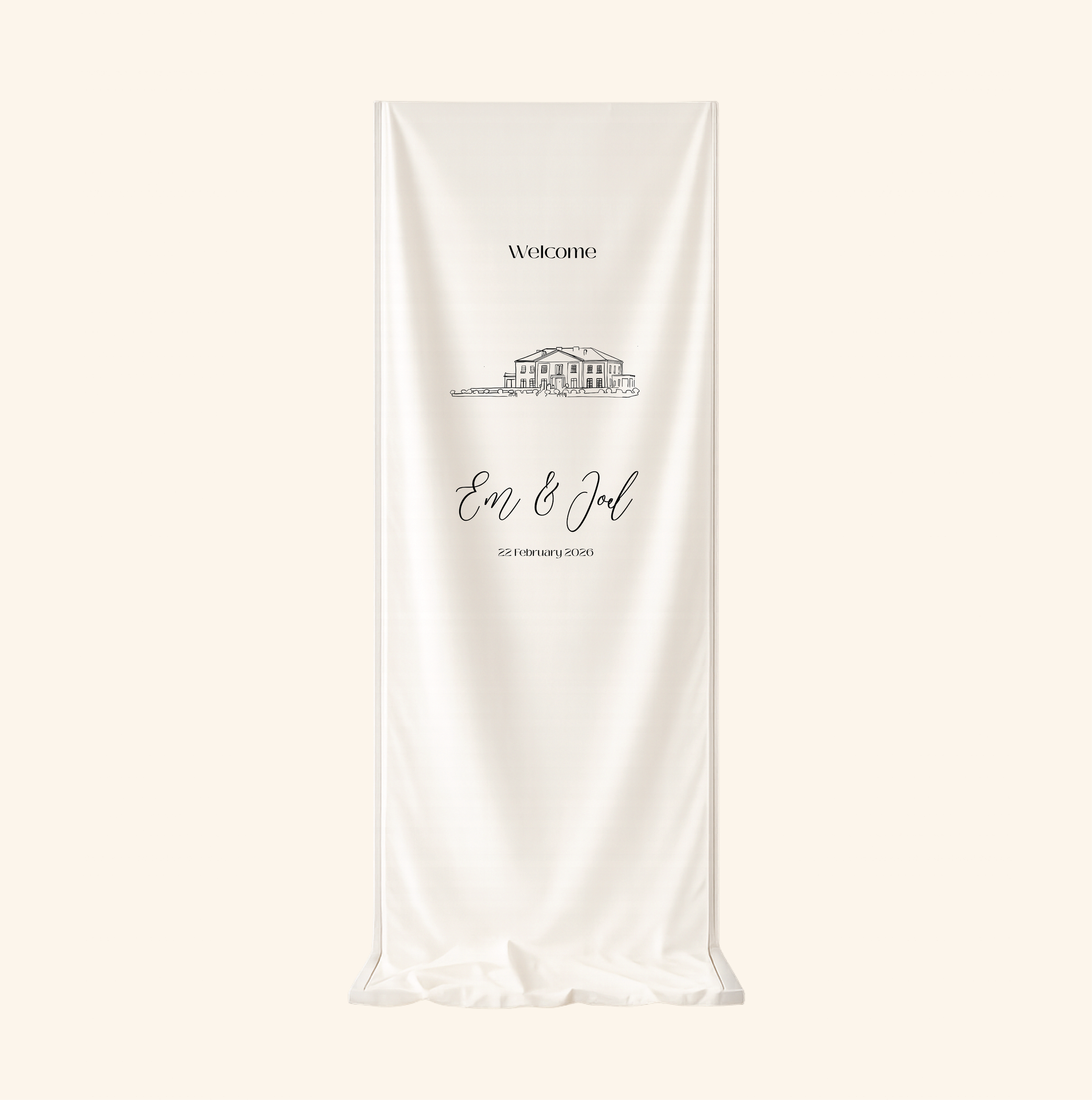 Davies Linen Welcome Sign (Option B)