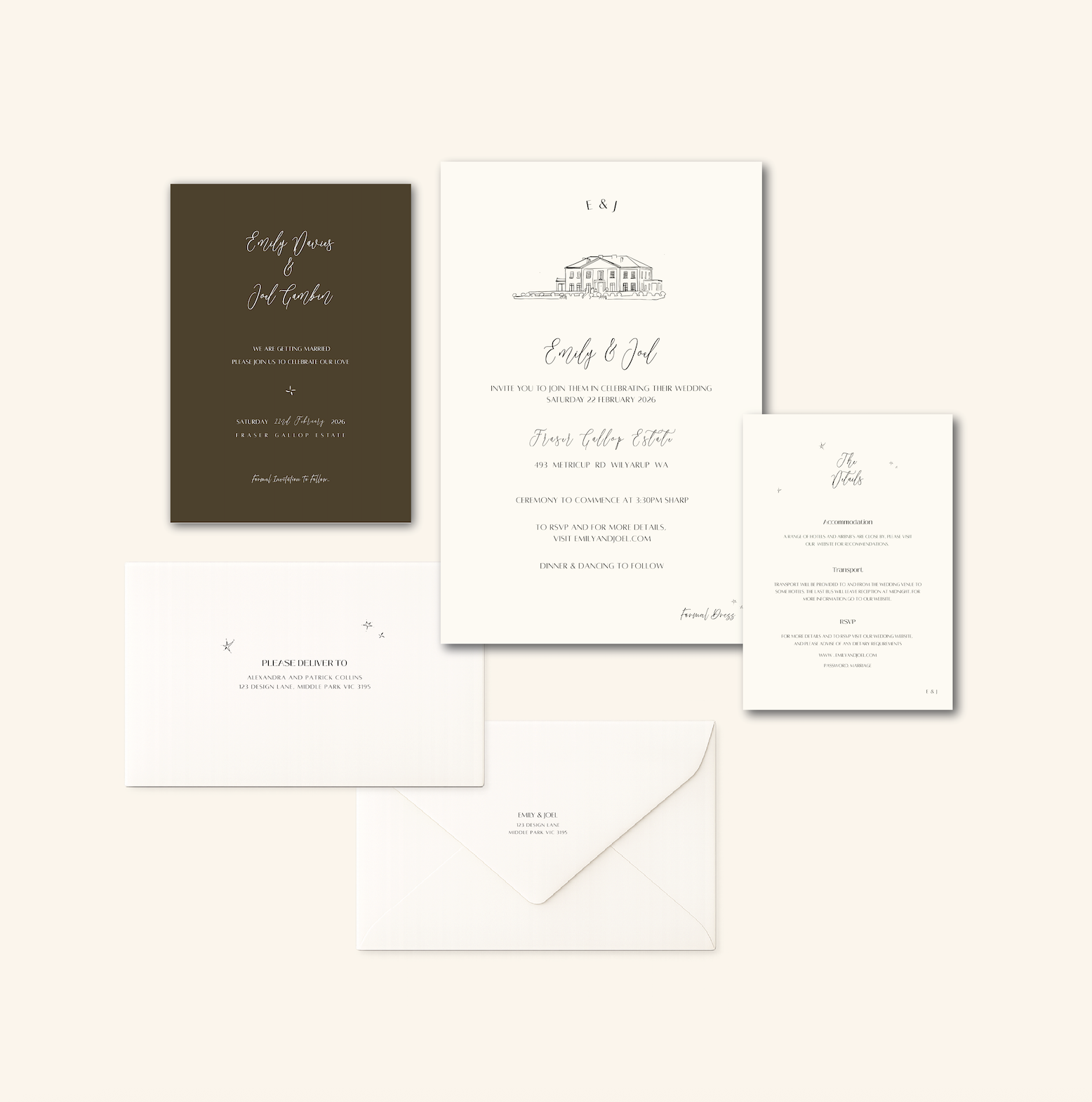 Davies Invitation Suite (Option B)