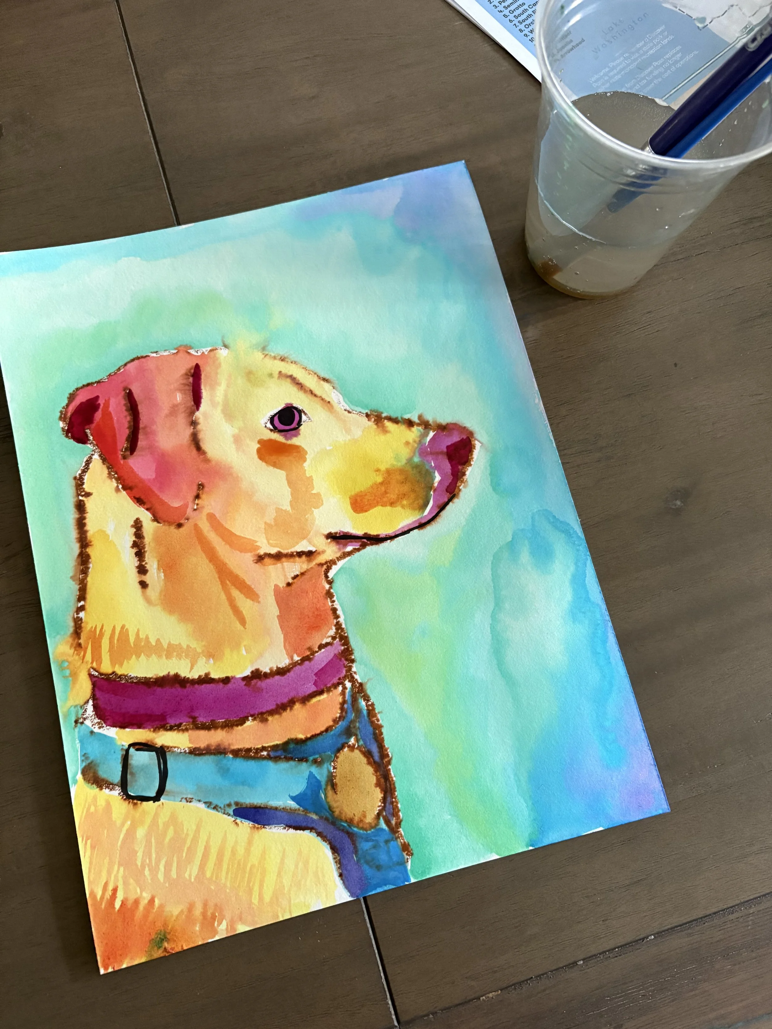 Pickles Playland painting of a dog.jpeg