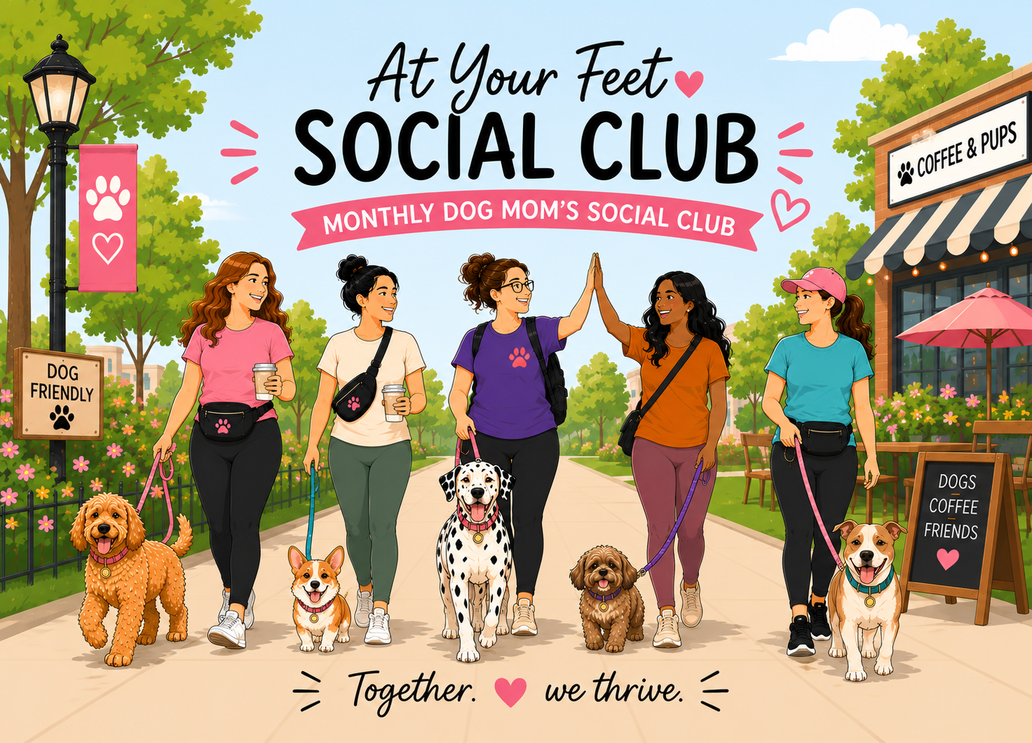 At Your Feet Social Club outing