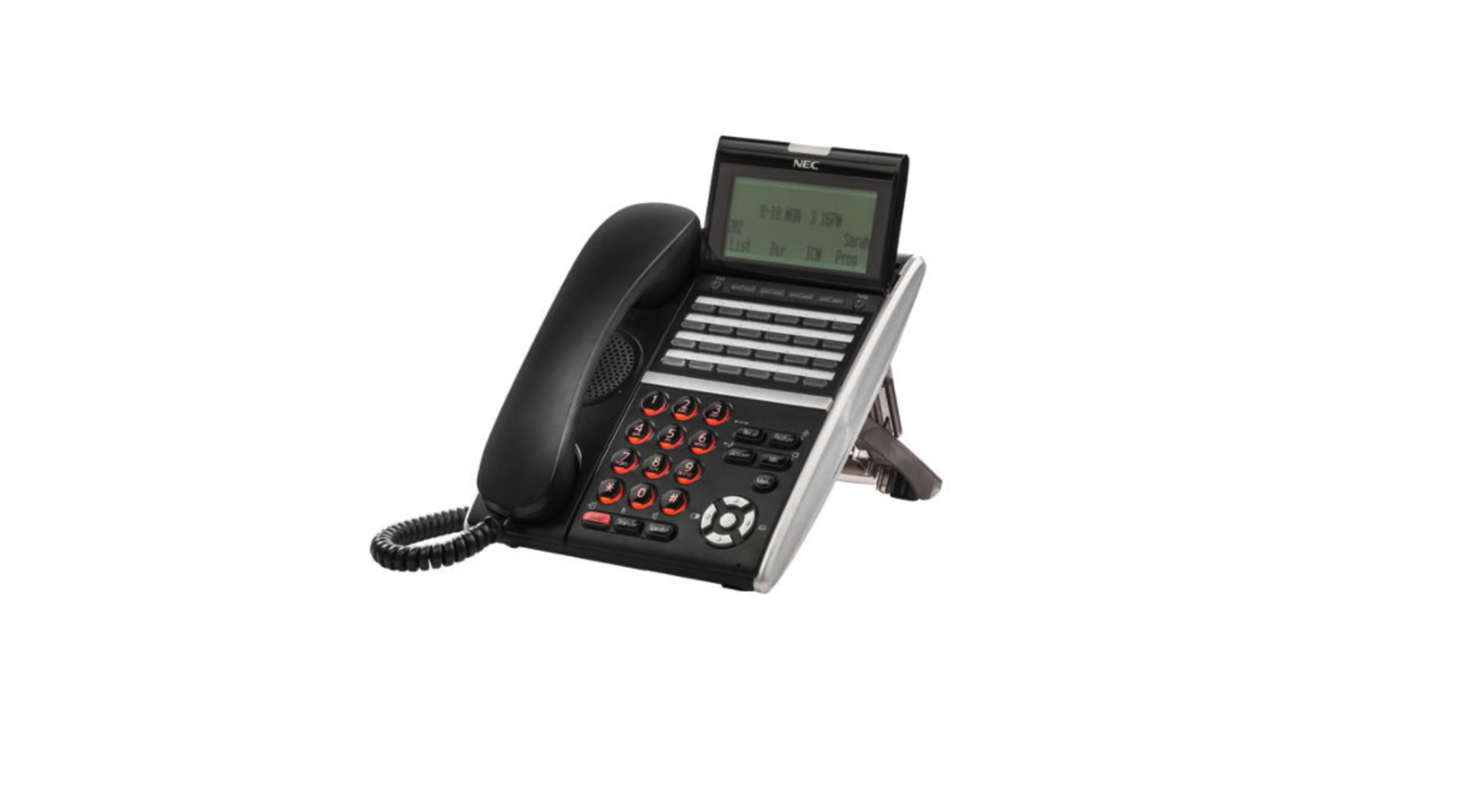 NEC DT430 DTZ-24D-3 Digital 24-Button Display Endpoint Phone 650004 (Black) - Refurbished