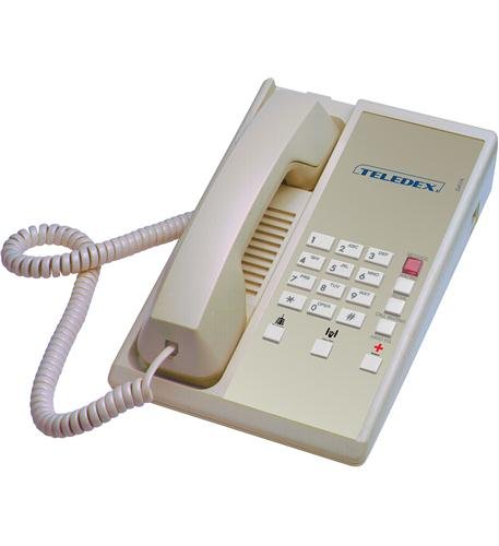 Teledex DIA65739 Diamond +3 3-Button Single Line Guest Room Telephone (Ash) - New