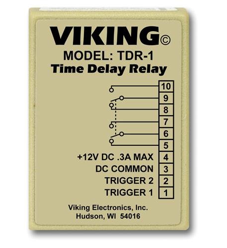 Viking TDR-1 Time Delay Relay - New