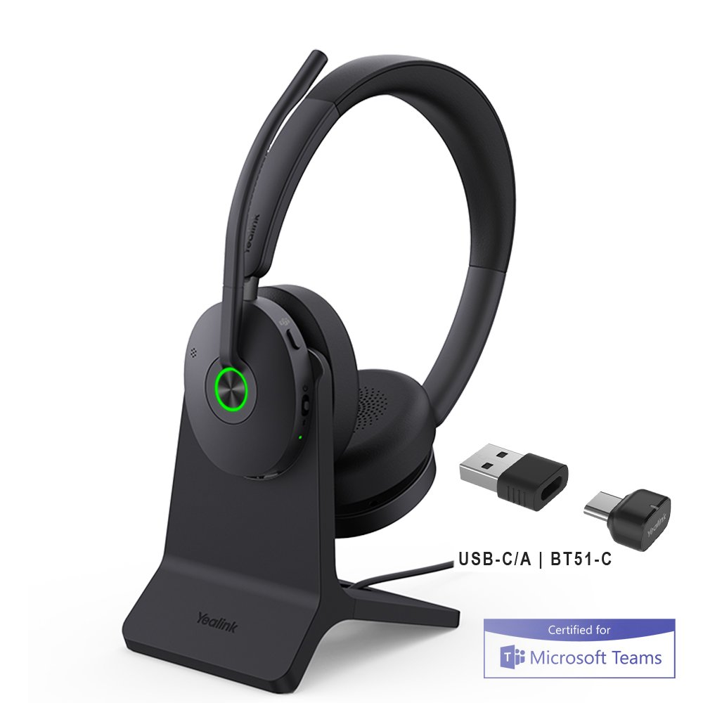 Yealink BH74-WCS-TEAMS-USB BH74 USB-A/USB-C Teams Headset w/ Stand (1208682)