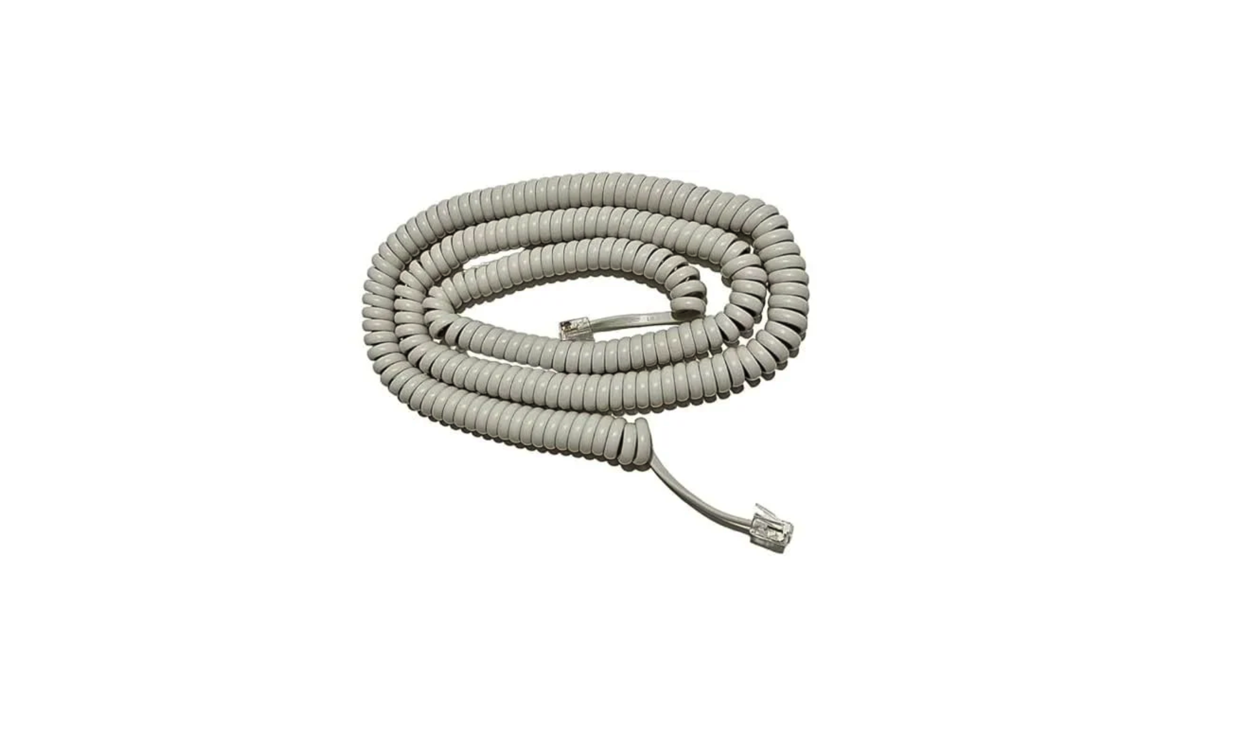 Mitel Superset 4000 Series Handset Cords 25ft (Light Grey) - New