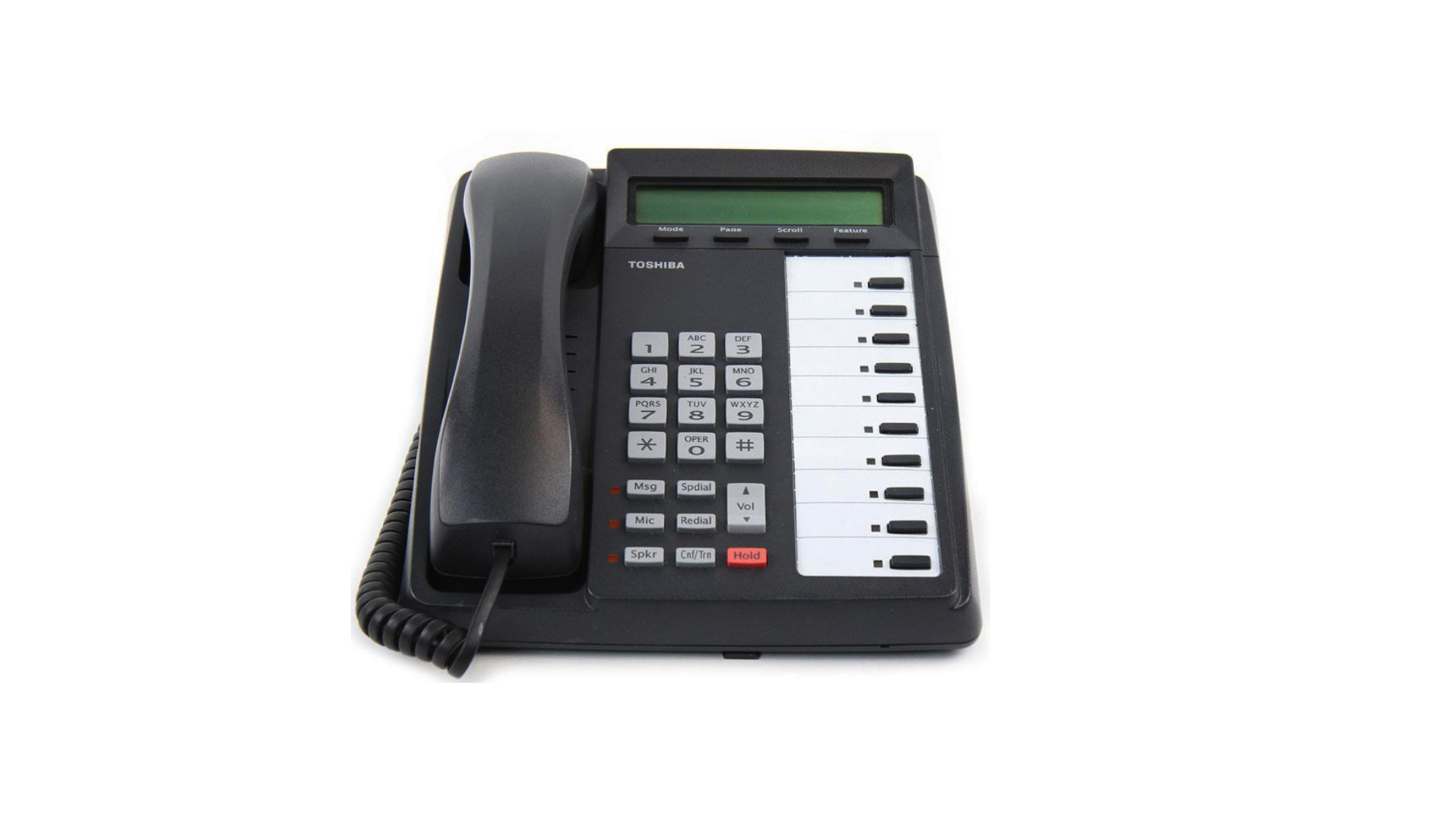 Toshiba DKT-3010SD Speaker Display Phone (Charcoal) - Refurbished
