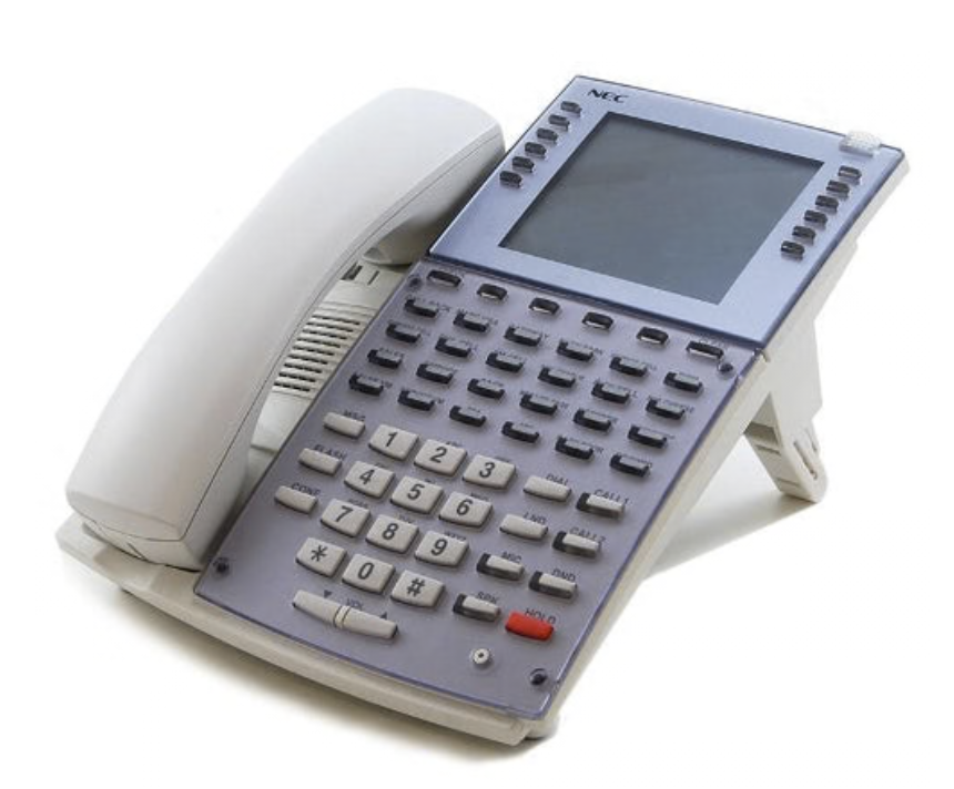 NEC Aspire 0890050 34-Button Hands-Free Large Display Speaker Phone (White) - Refurbished