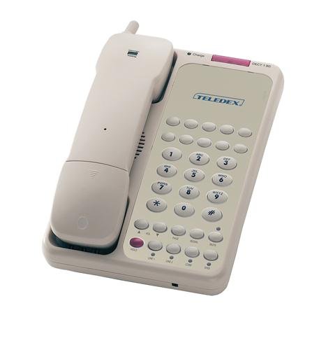 Teledex OPL97359 Opal DCT2910 2-Line 10-Key Cordless Hospitality Phone (Ash) - New