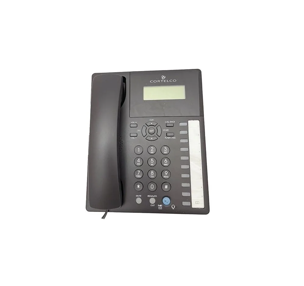 Cortelco 878300-TP2-27S Single Line Caller ID Phone 8783 (Black) - New