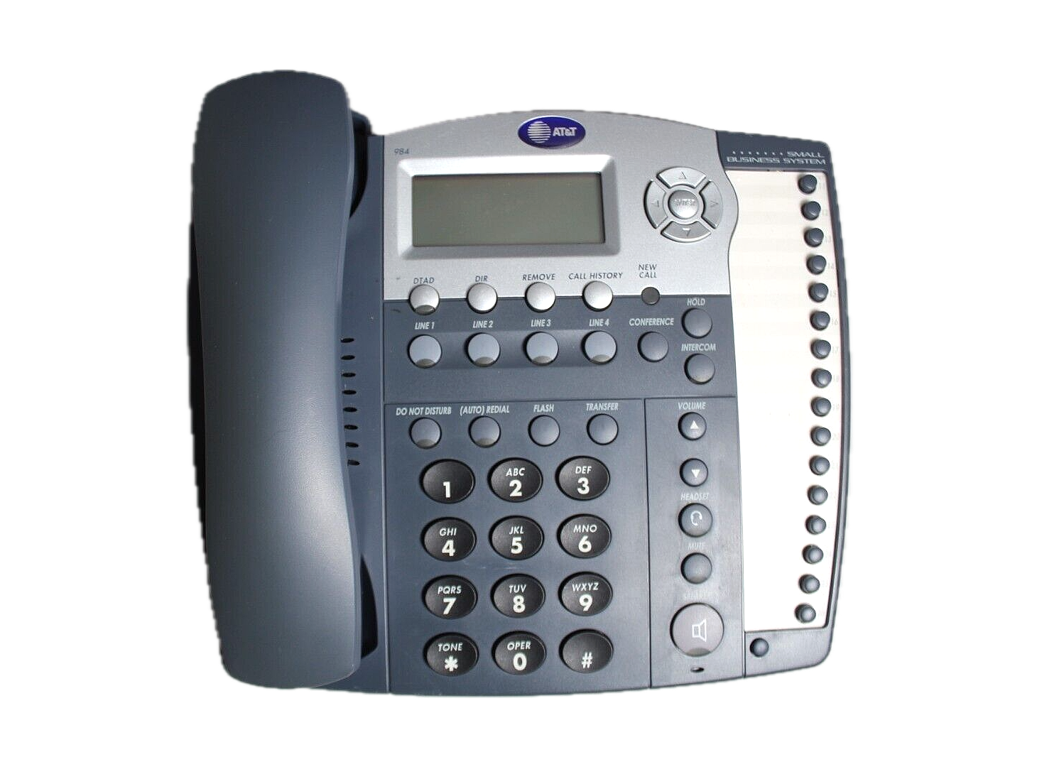 AT&T 984 4-Line Analog Expandable Phone w/ Caller ID & Answering Machine - Refurbished