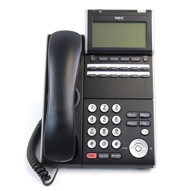 NEC Univerge DT730G ITL-12DG-3 12-Button IP Display Phone 690078 (Black) - Refurbished