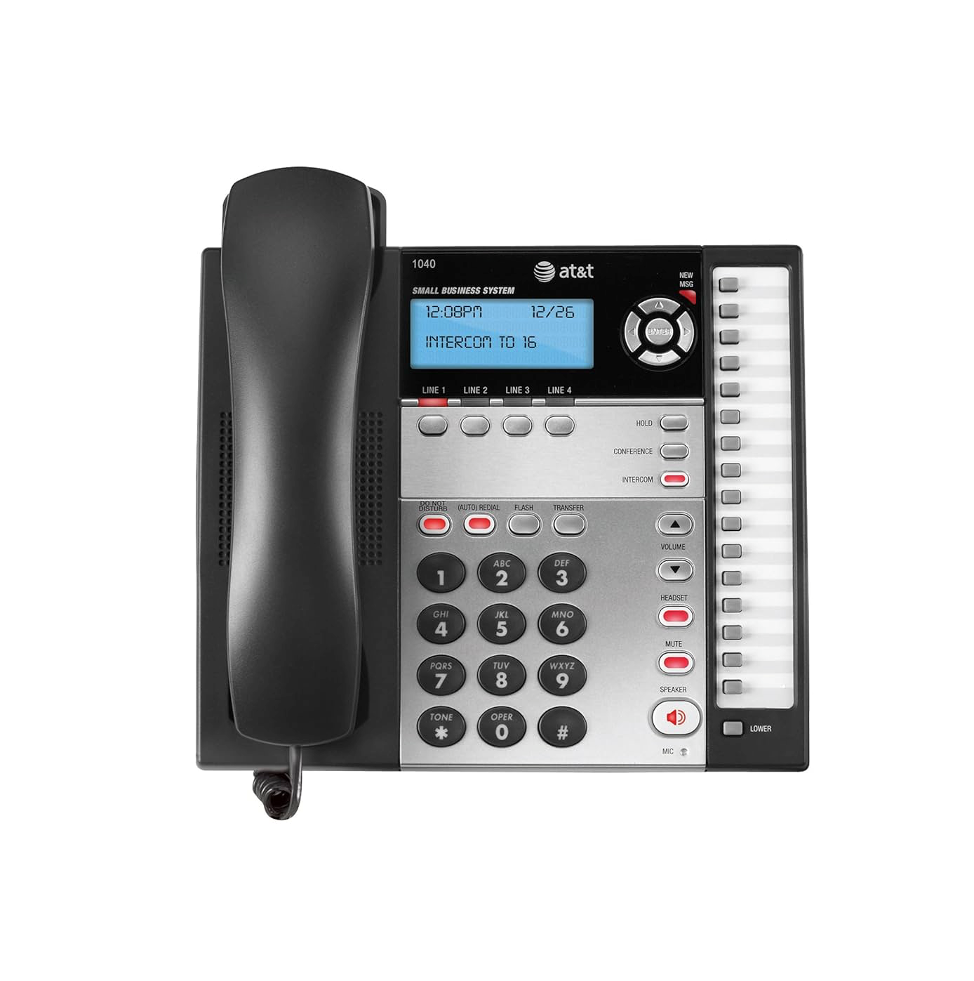 AT&T 1040 4-Line Expandable Display Speakerphone - Refurbished