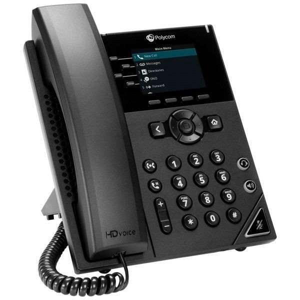 Polycom VVX 250 4-Line IP Phone 2200-48820-025 - Refurbished