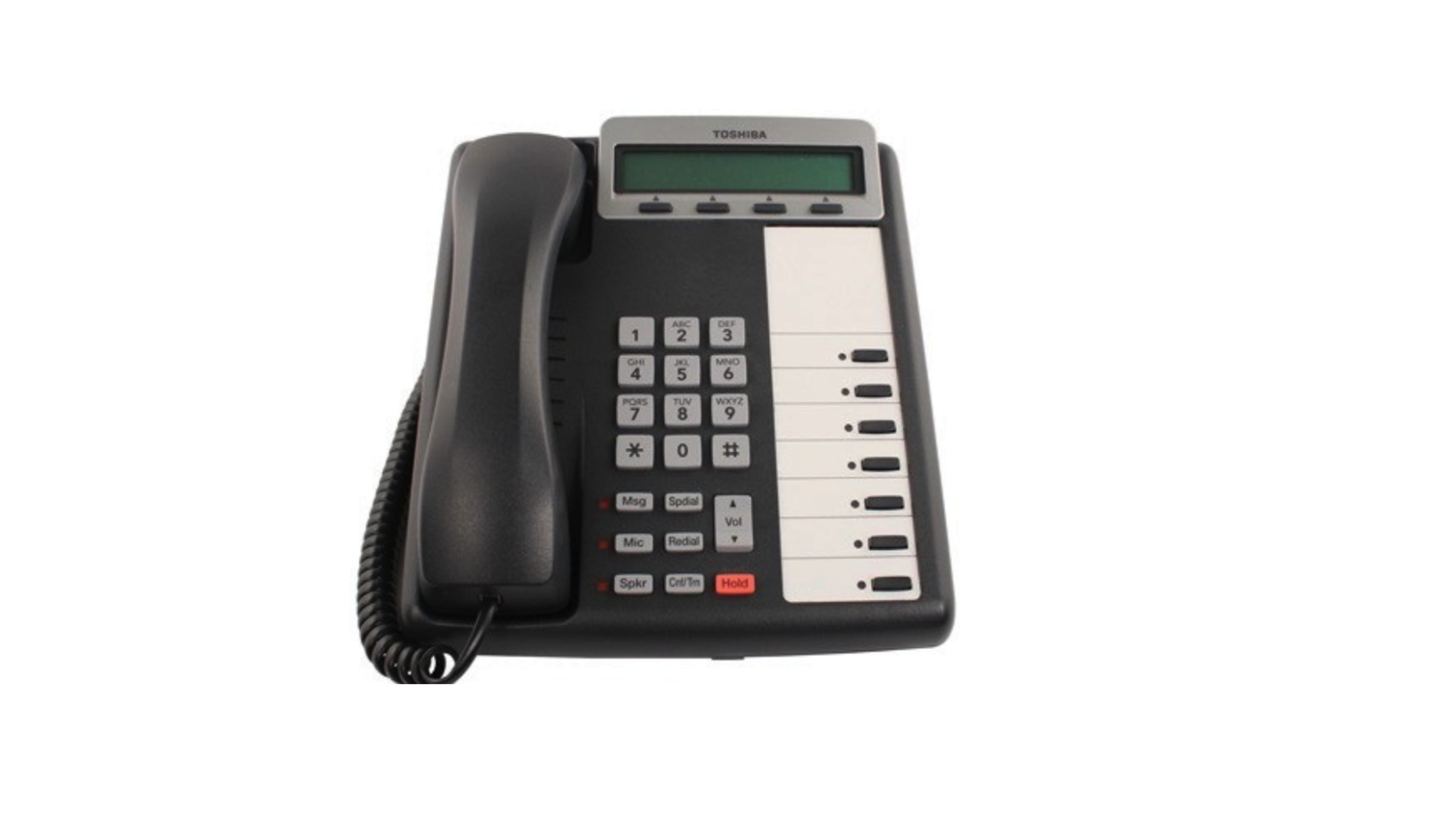 Toshiba DKT-3207SD Speaker Display Phone (Charcoal) - Refurbished