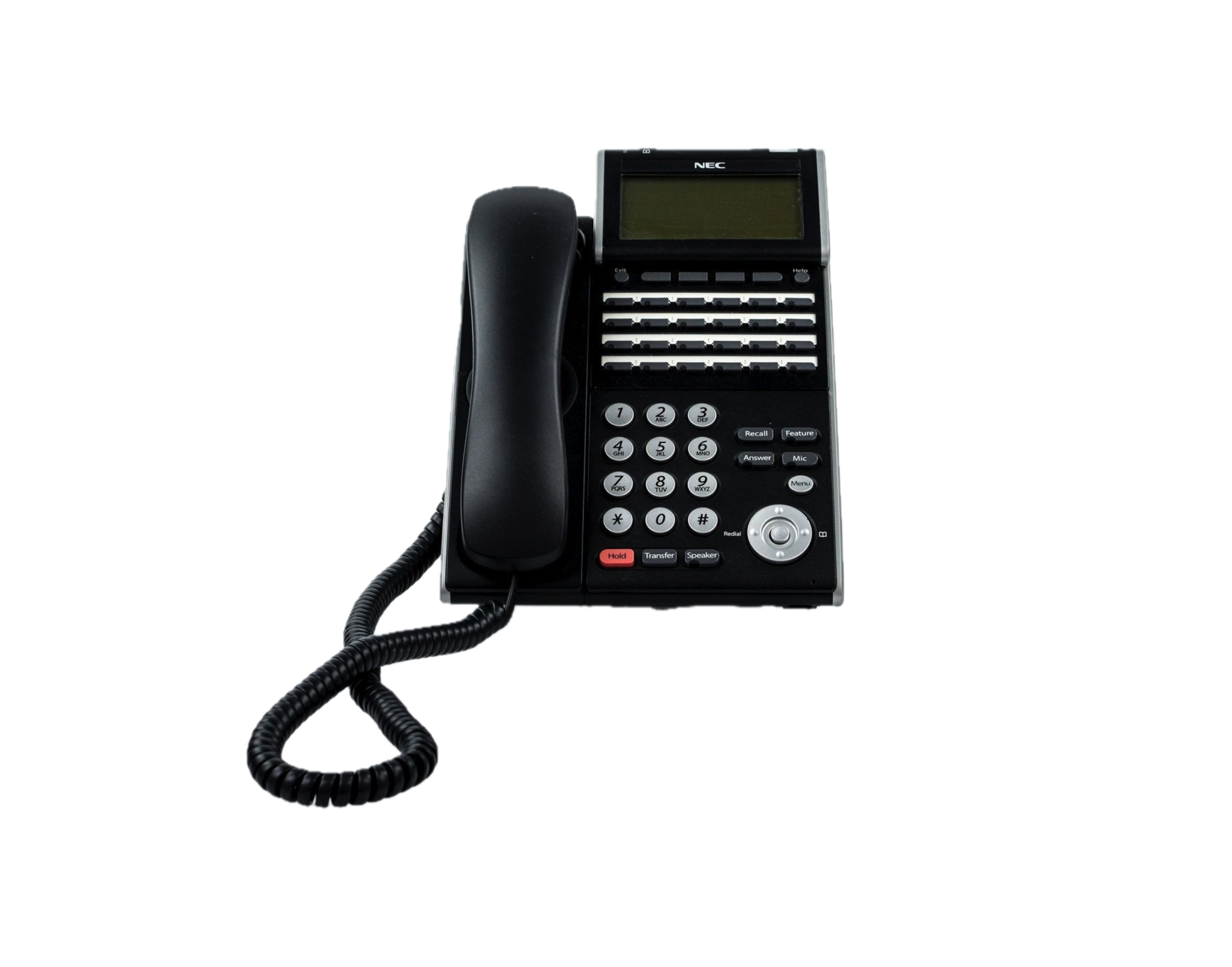 NEC Univerge DT730 ITL-24D-1 24-Button Display IP Phone 690004 (Black) - Refurbished