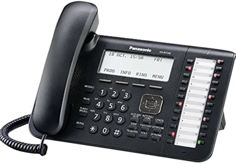 Panasonic KX-NT546-B 24-Button 6-Line Digital Speakerphone (Black)