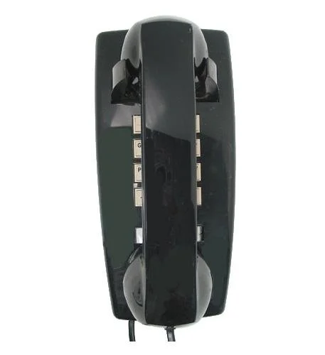 Cortelco 255400-VBA-44M Single Line Wall Phone (Black) - New