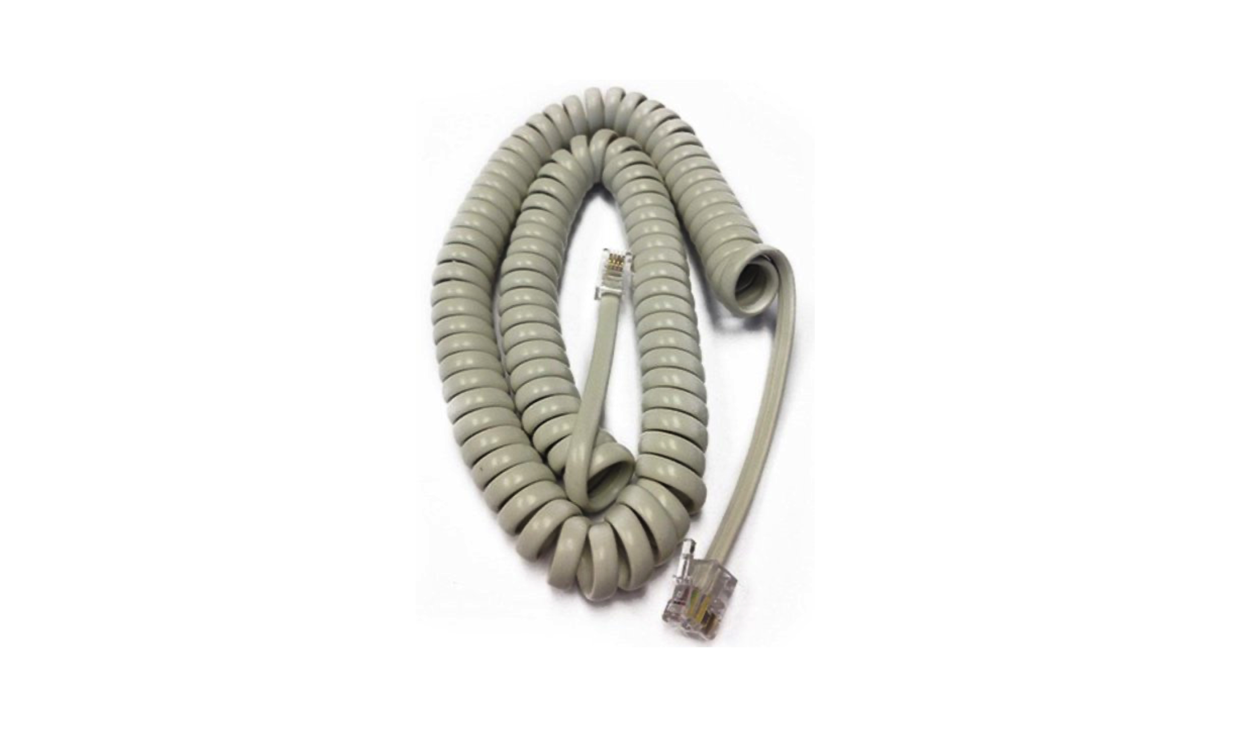 Mitel Superset 4000 Series Handset Cords 12ft (Light Grey) - New