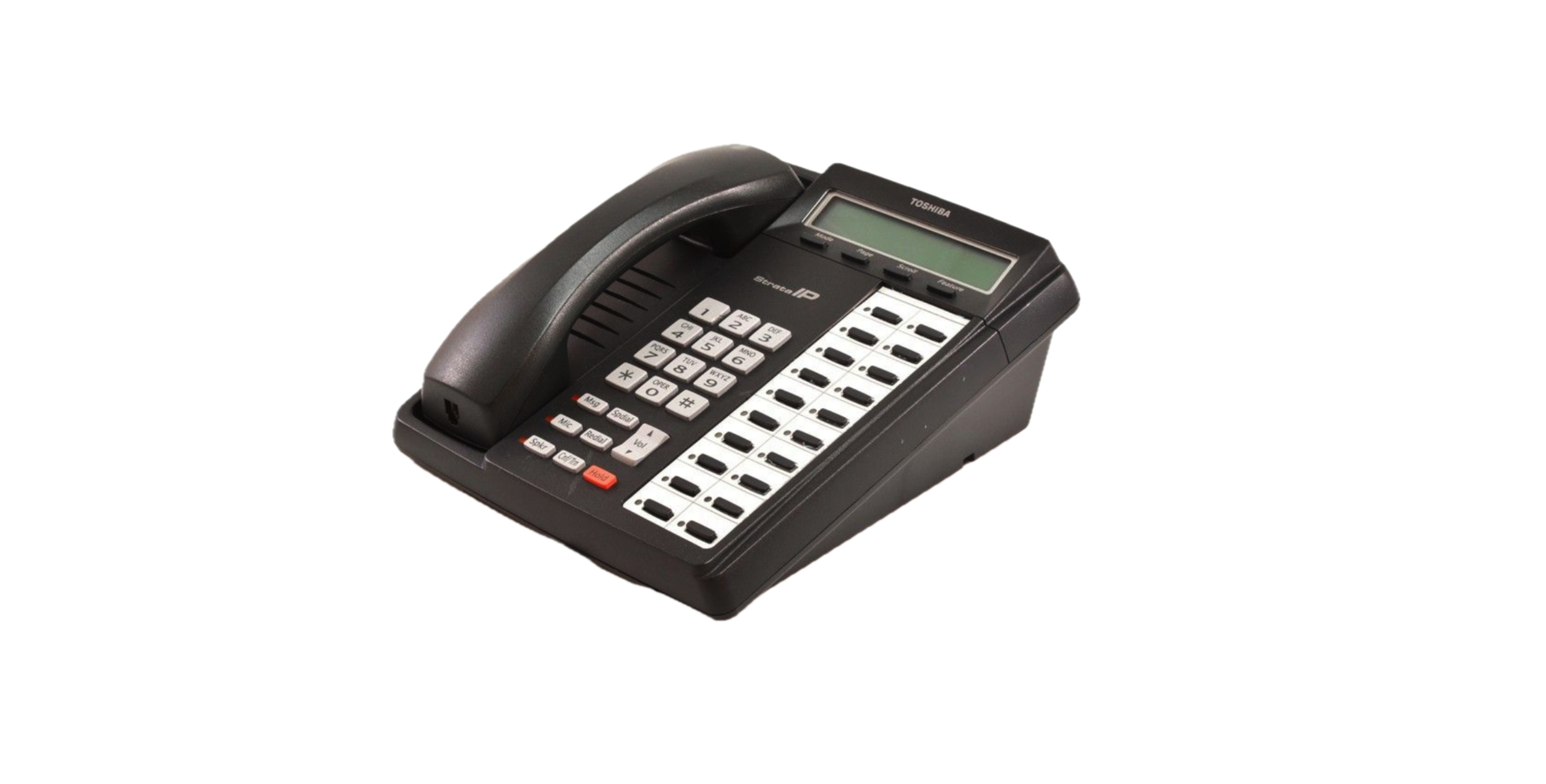 Toshiba IPT1020-SD IP Display Speaker Phone (Charcoal) - Refurbished