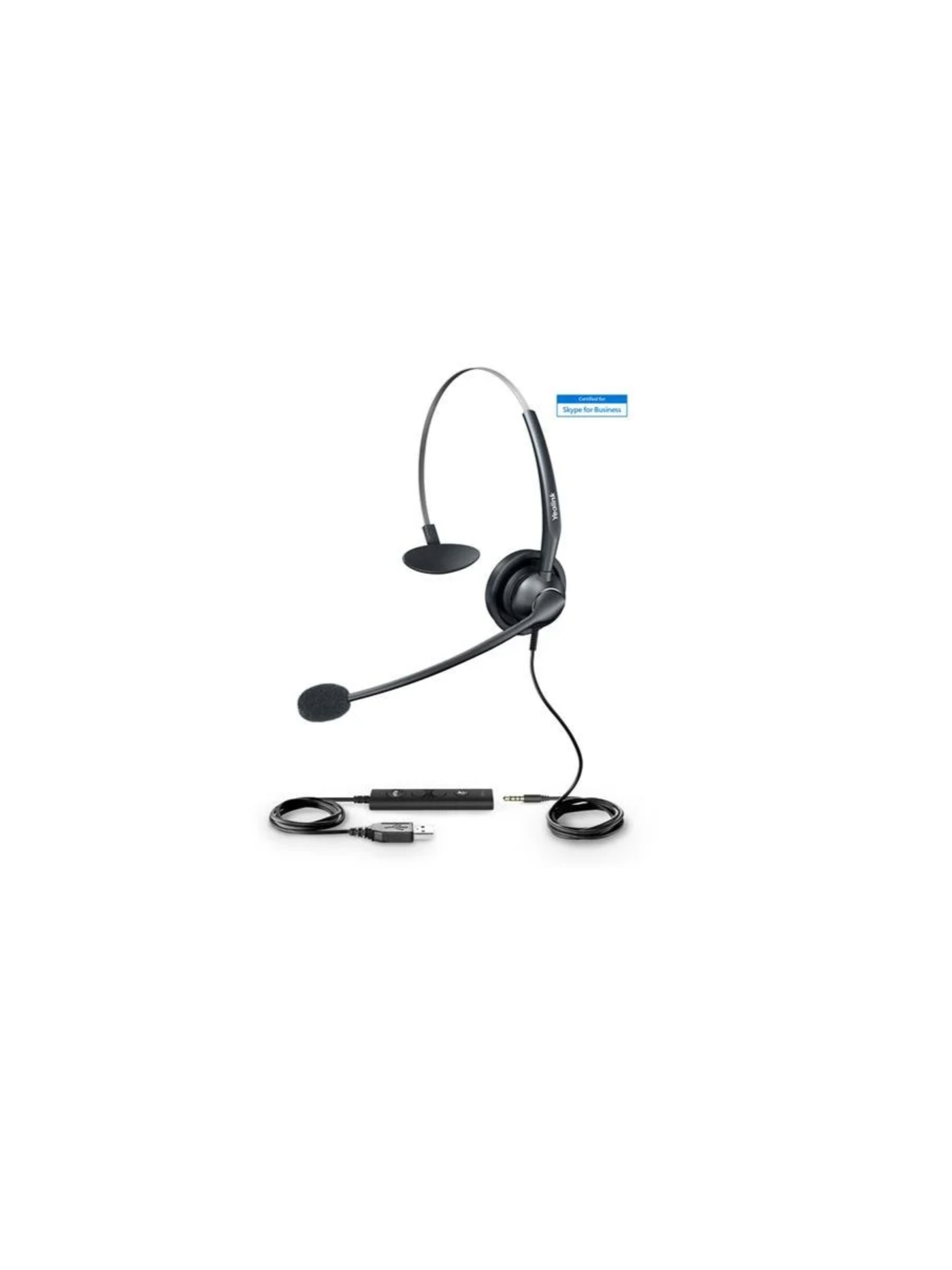 Yealink UH33 Wideband USB/3.5mm Wired Headset (1308013) - New