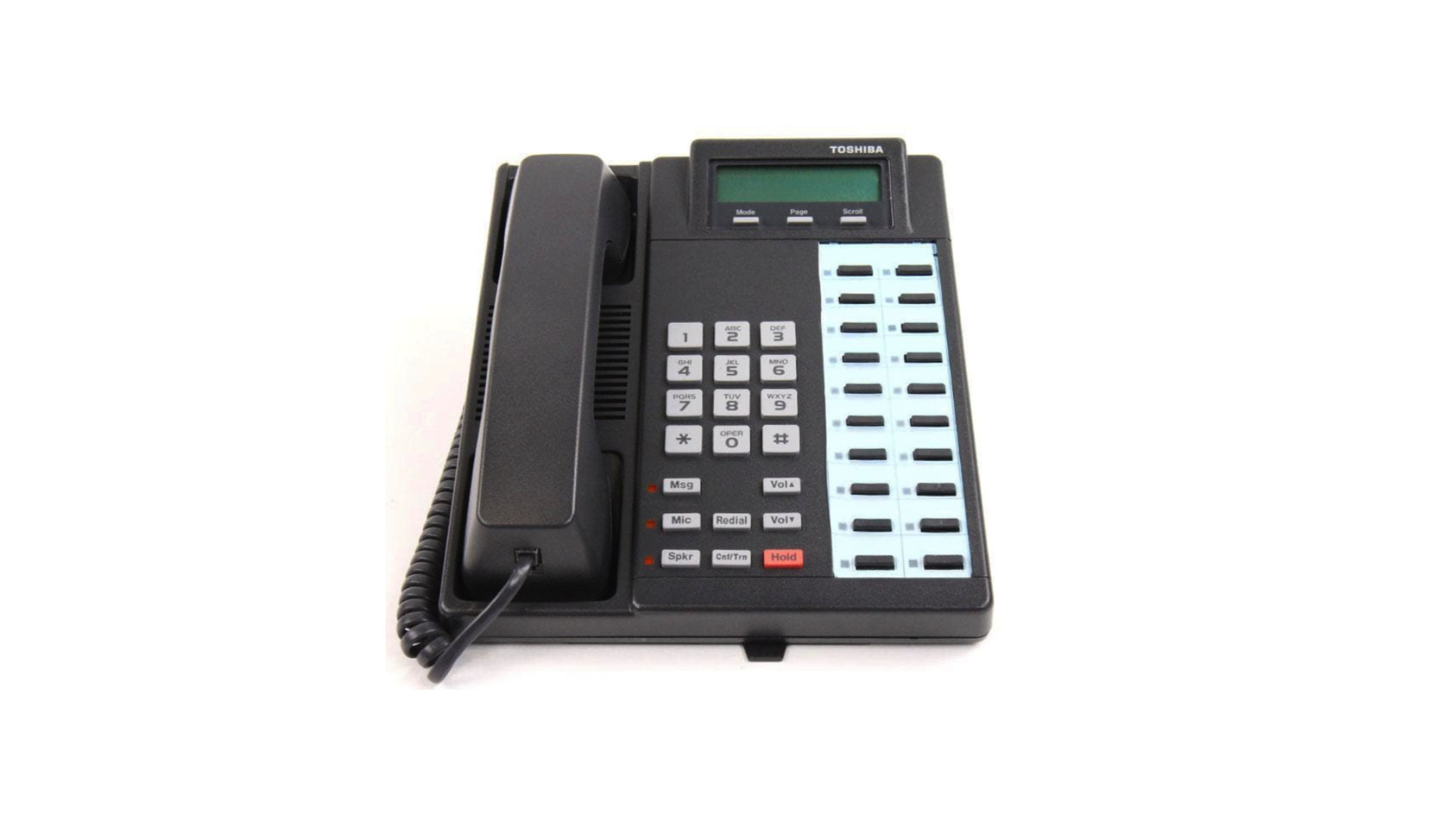 Toshiba DKT2020-FDSP Full Duplex Speaker Display Phone (Charcoal) - Refurbished