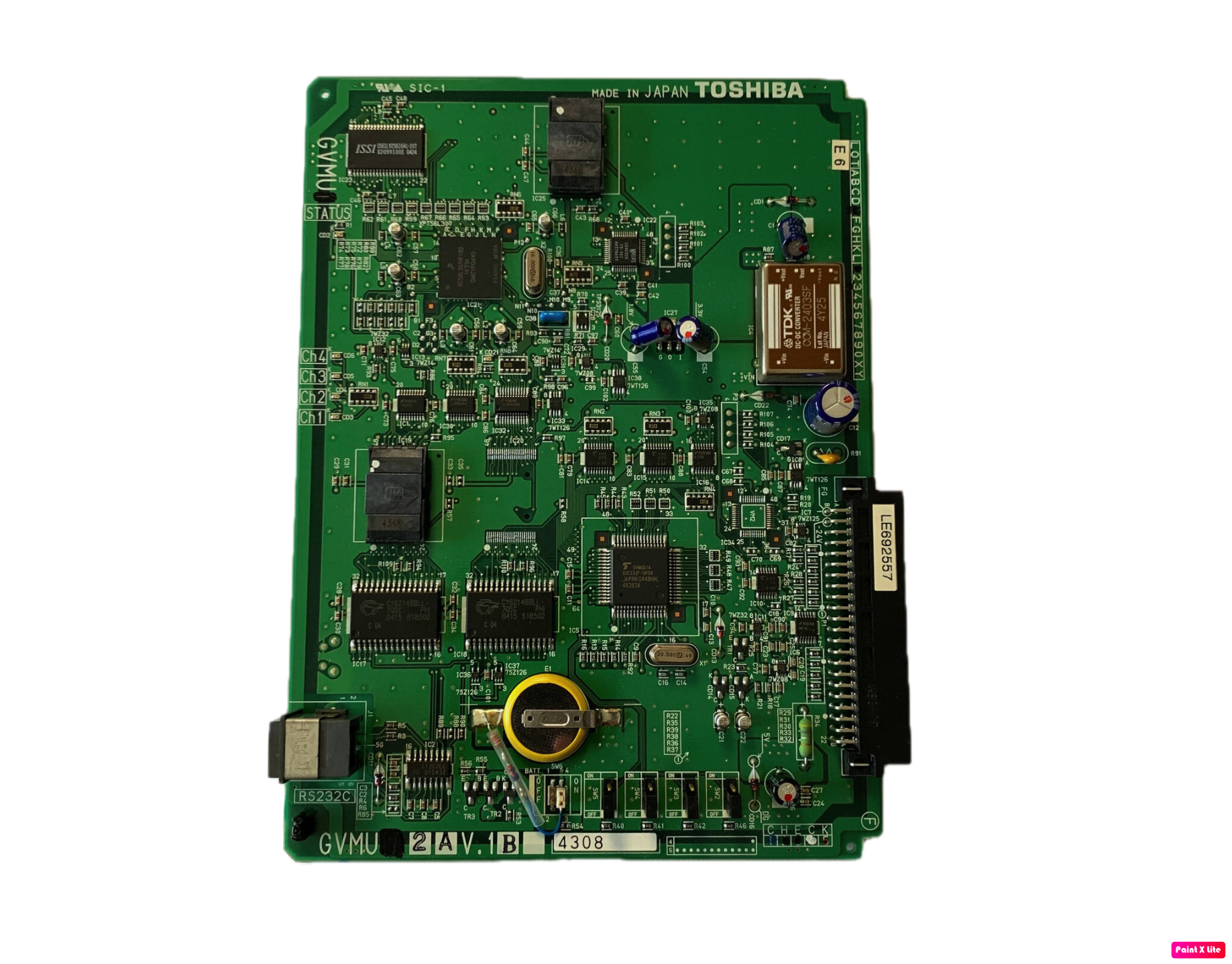 Toshiba GVMU2A 4-Port Voicemail Card - Refurbished