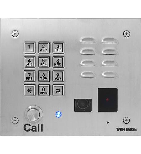 Viking K-1775-3-EWP Entry Phone w/ Keypad, Proximity Reader, Color Camera Video and EWP - New