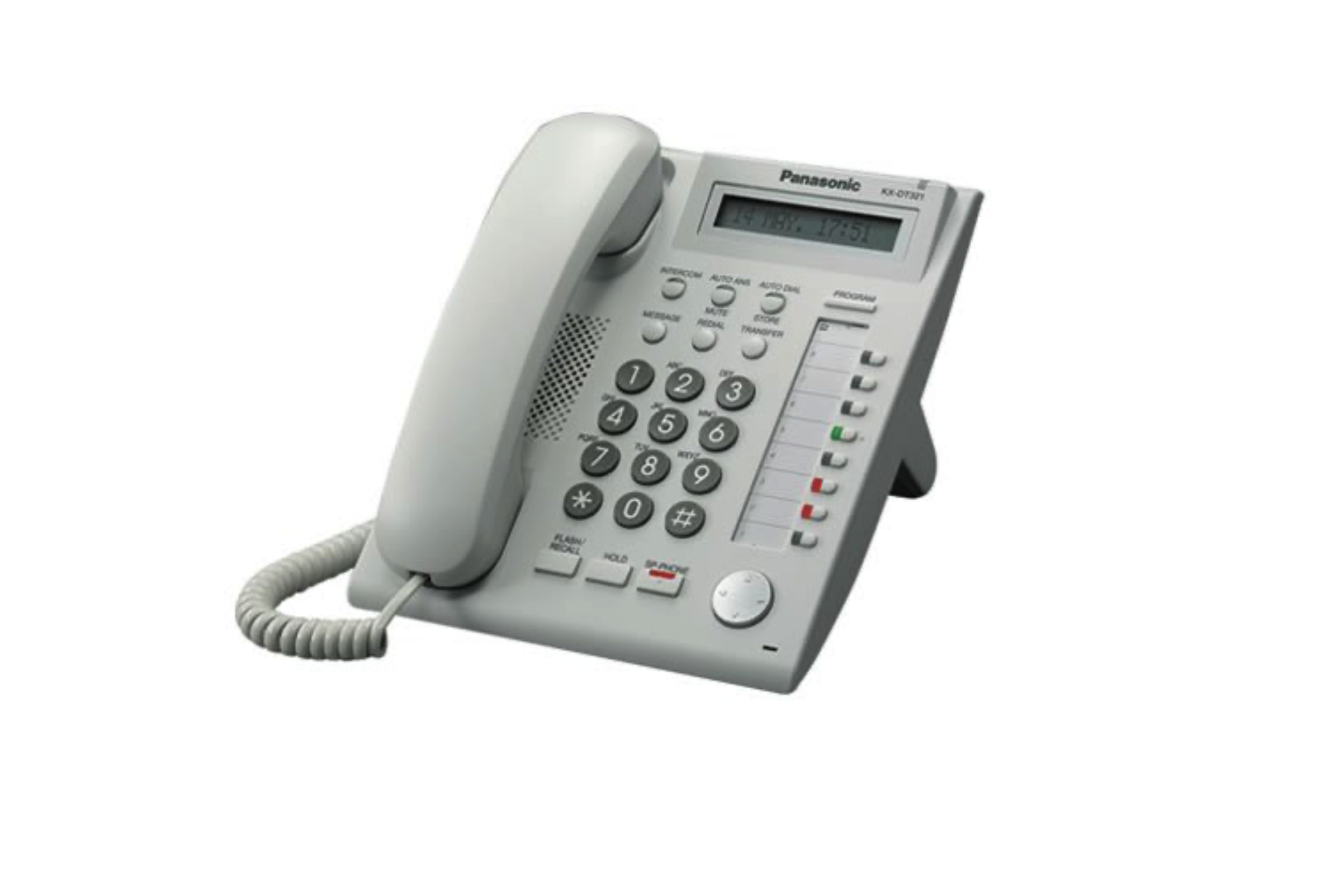 Panasonic KX-DT321 1-Line Backlit Display Phone (White) - Refurbished