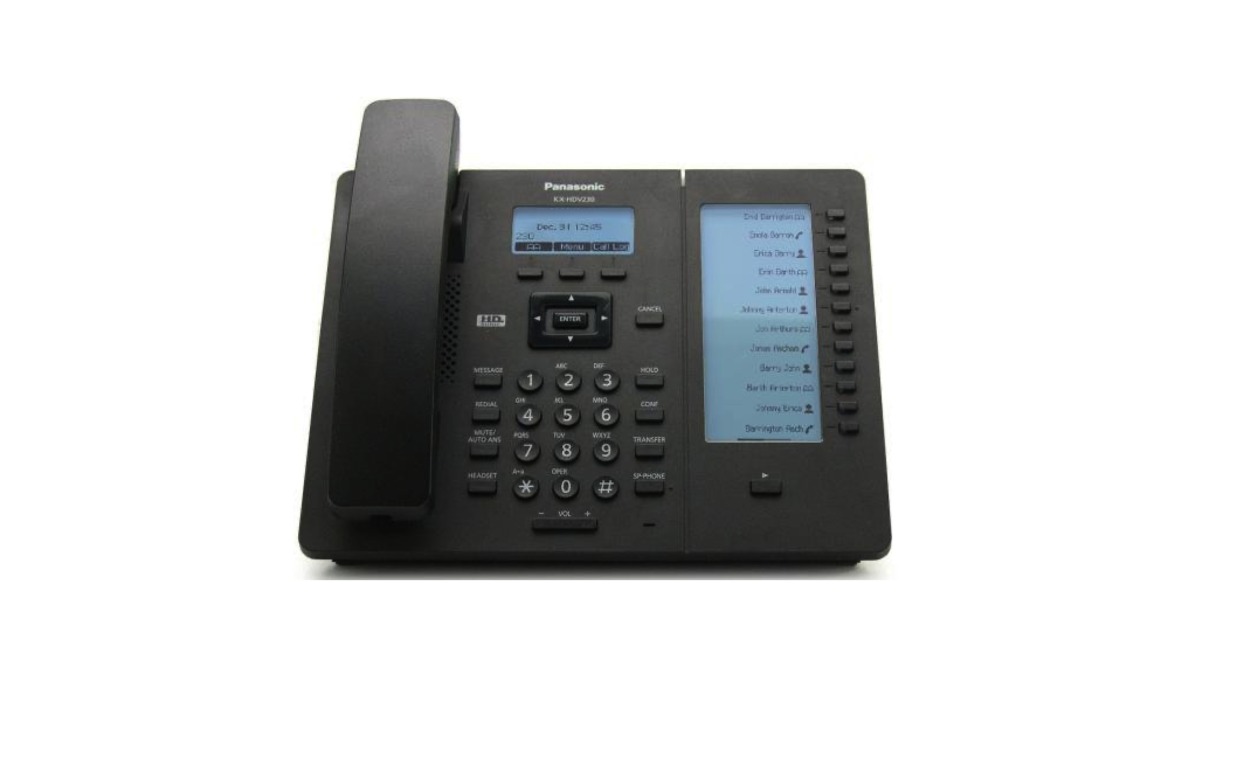 Panasonic KX-HDV230B SIP Phone (Black) - Refurbished