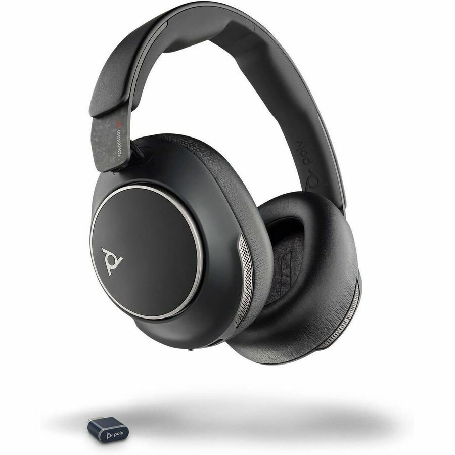 Poly Voyager Surround 80 UC Microsoft Teams Certified USB-C Headset +USB-C/A Adapter, 8G7U0AA - New