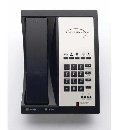 TeleMatrix 964591 Single Line DECT 6.0 Cordless Speakerphone 9600MWD5 (Black) - New