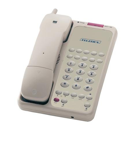 Teledex OPL95339 Opal DCT1910 Single-Line 10-Key Hospitality Cordless Phone (Ash) - New