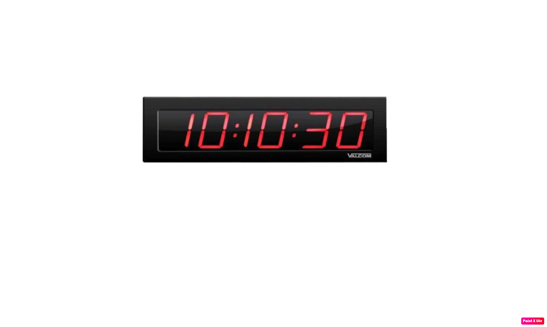 Valcom VIP-D640ADS 4 inch 6-Digit IP Double-Sided Digital Clock - New