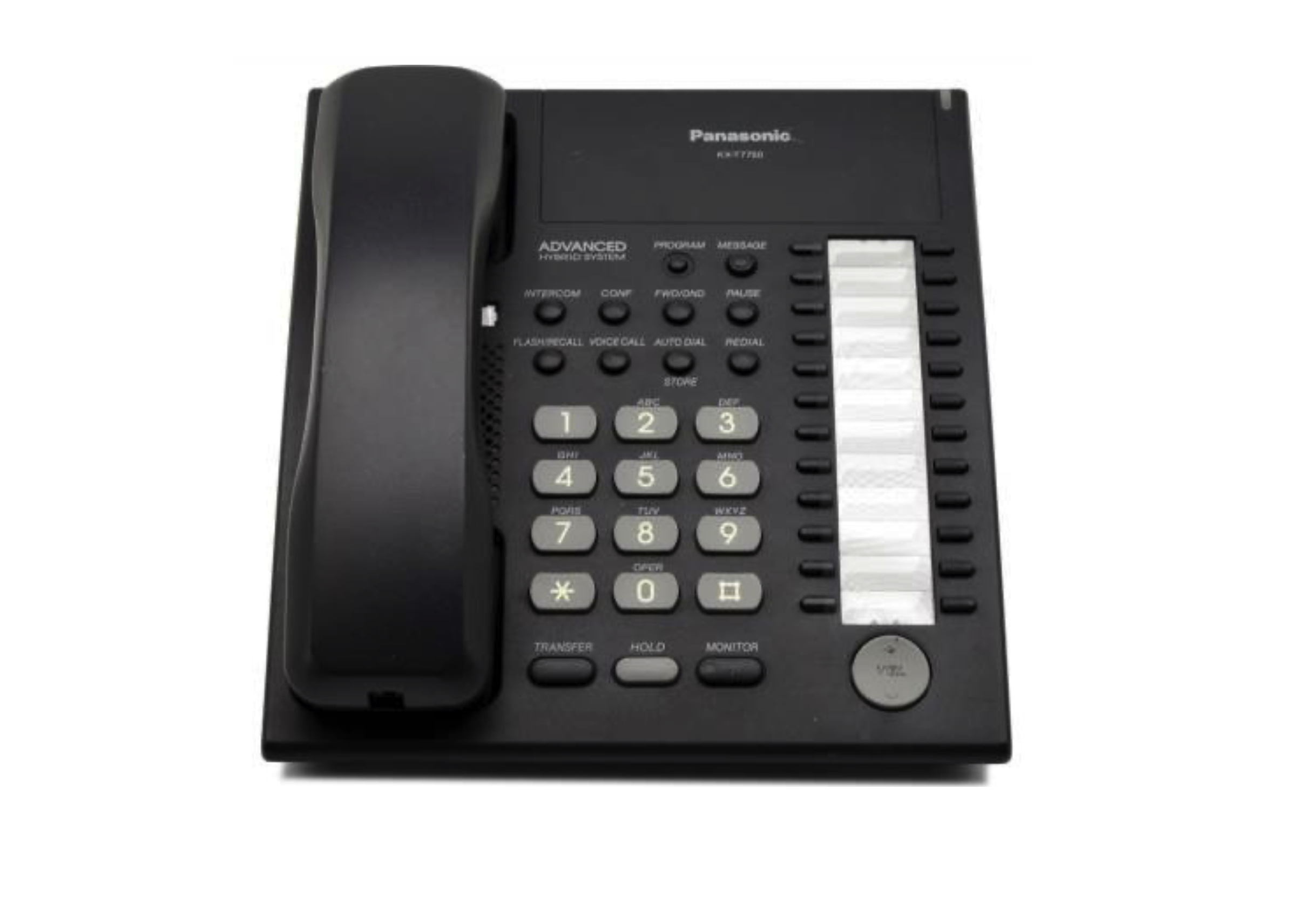Panasonic KX-T7750-B Monitor Phone (Black) - Refurbished