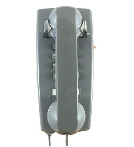 Cortelco 255482-VBA-20M Single Line Wall Phone w/ Volume Control (Slate Grey) - New