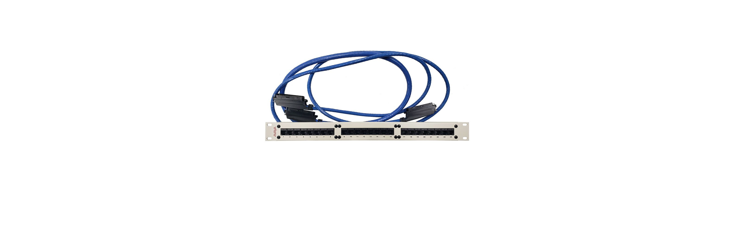Avaya 700012917 24-Port Patch Panel, 8-Port Wiring
